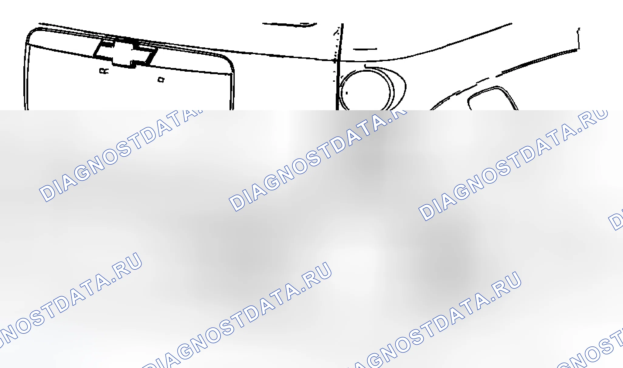 Рис. 35: Замена фонаря заднего габарита. Chevrolet HHR I