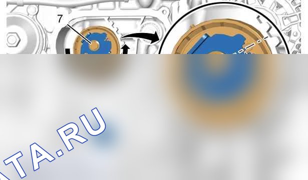 Снятие - установка: ремень ГРМ — b1eg139d. Citroen C-Elysee I