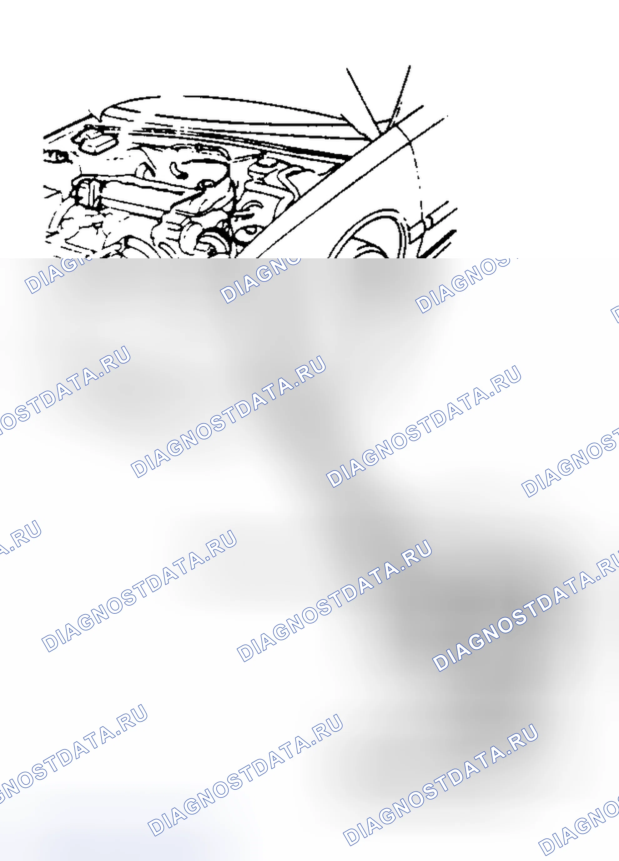 Рис. 44: Сигнал датчика температуры охлаждающей жидкости. Honda Accord IV