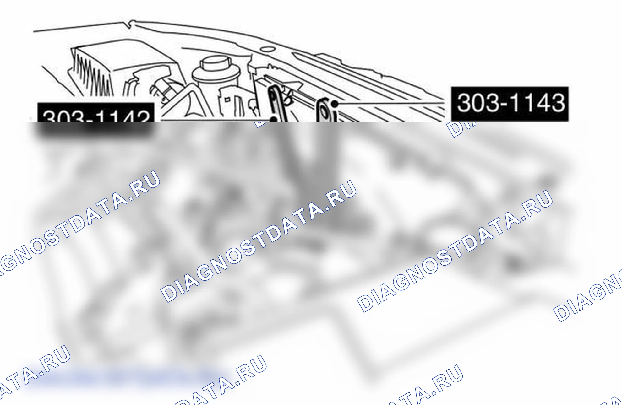 Рис. 188: ДЕМОНТАЖ. Land Rover Range Rover L322