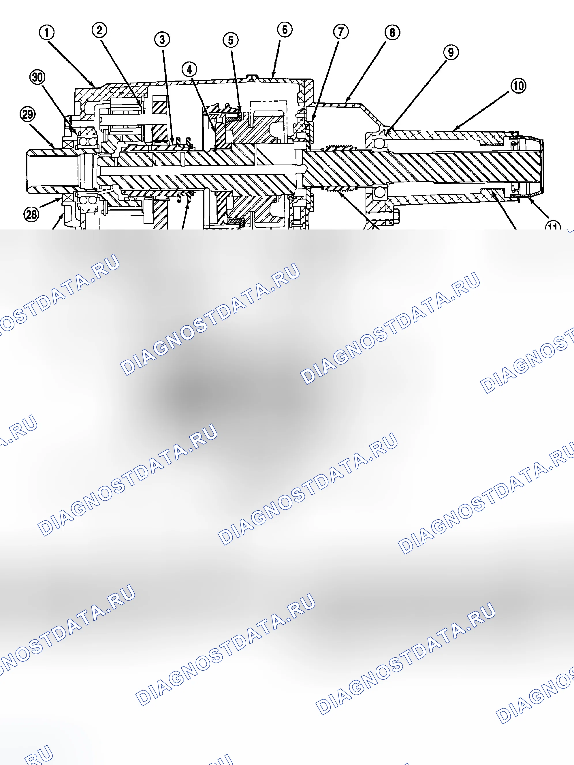 Рис. 1: ОПИСАНИЕ раздаточной коробки. Dodge Cab & Chassis R2500 