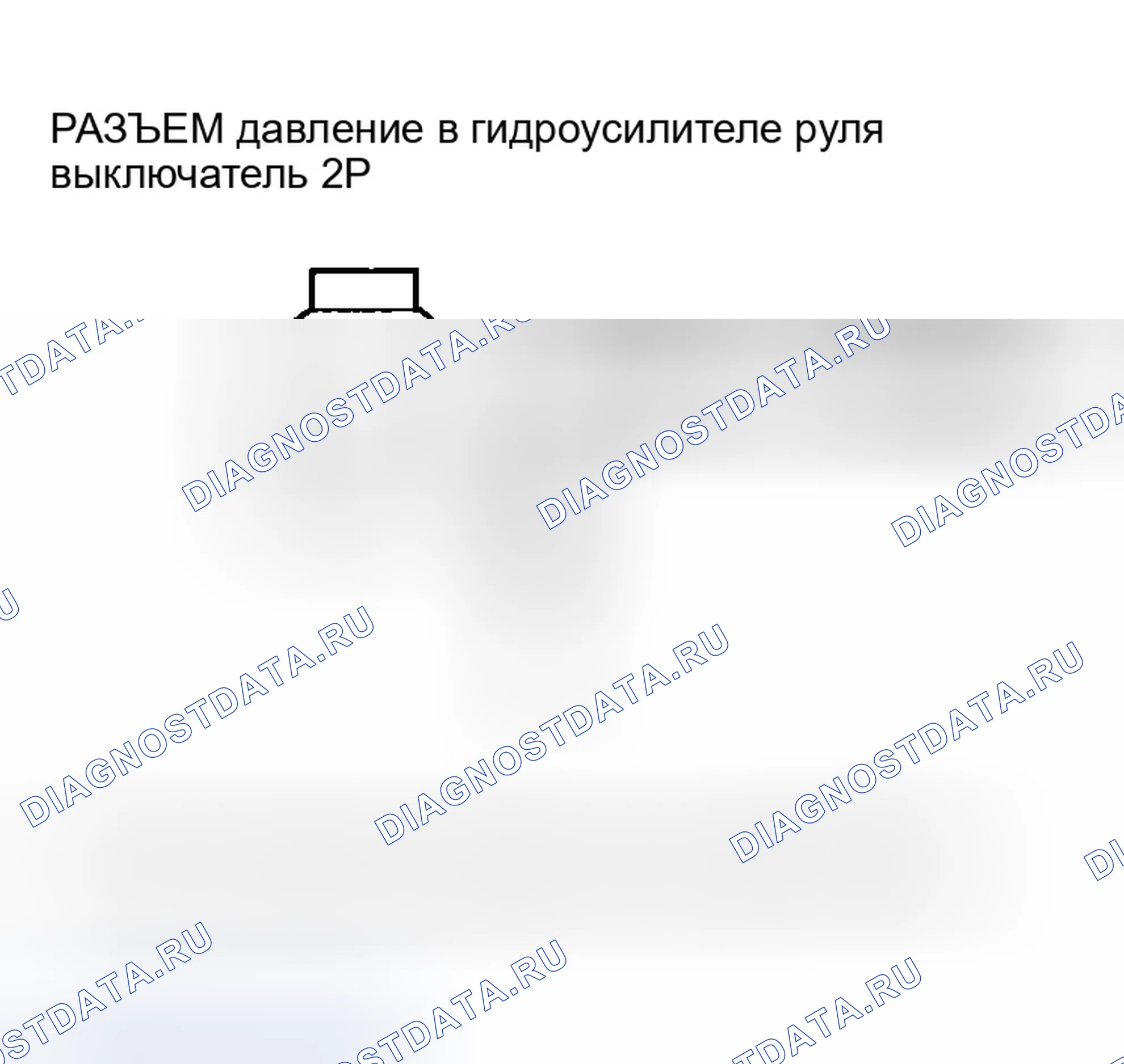 Рис. 226: Устранение неисправностей сигнальной цепи коммутатора давление в гидроусилителе руля. Honda Element YH2