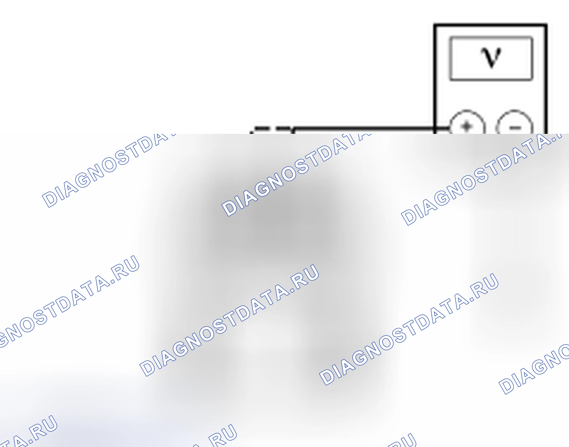 Рис. 156: Точечное испытание Y: расшифровка кода ошибки B2985 - развертываемая цепь рулевой колонки замыкается на батарею. Mazda 2 I рестайлинг