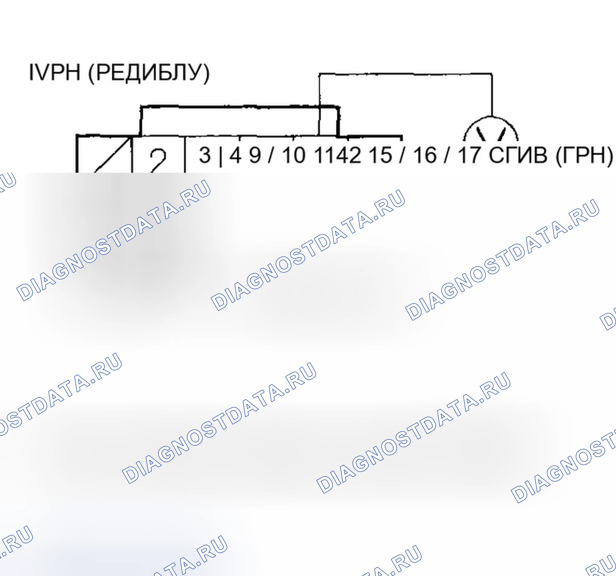 Рис. 1011: расшифровка кода ошибки P1593 (27): Ток двигателя V-фазная сигнальная цепь высокого входа. Honda Civic VII рестайлинг