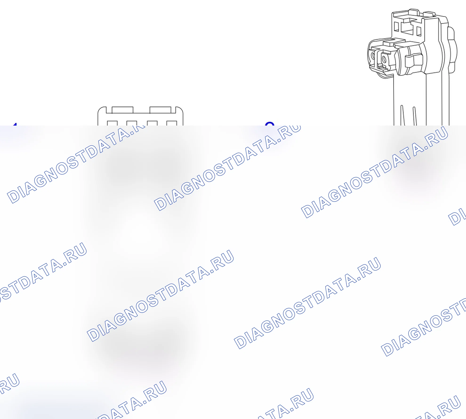 Распиновка разъёма A106. Opel Agila B