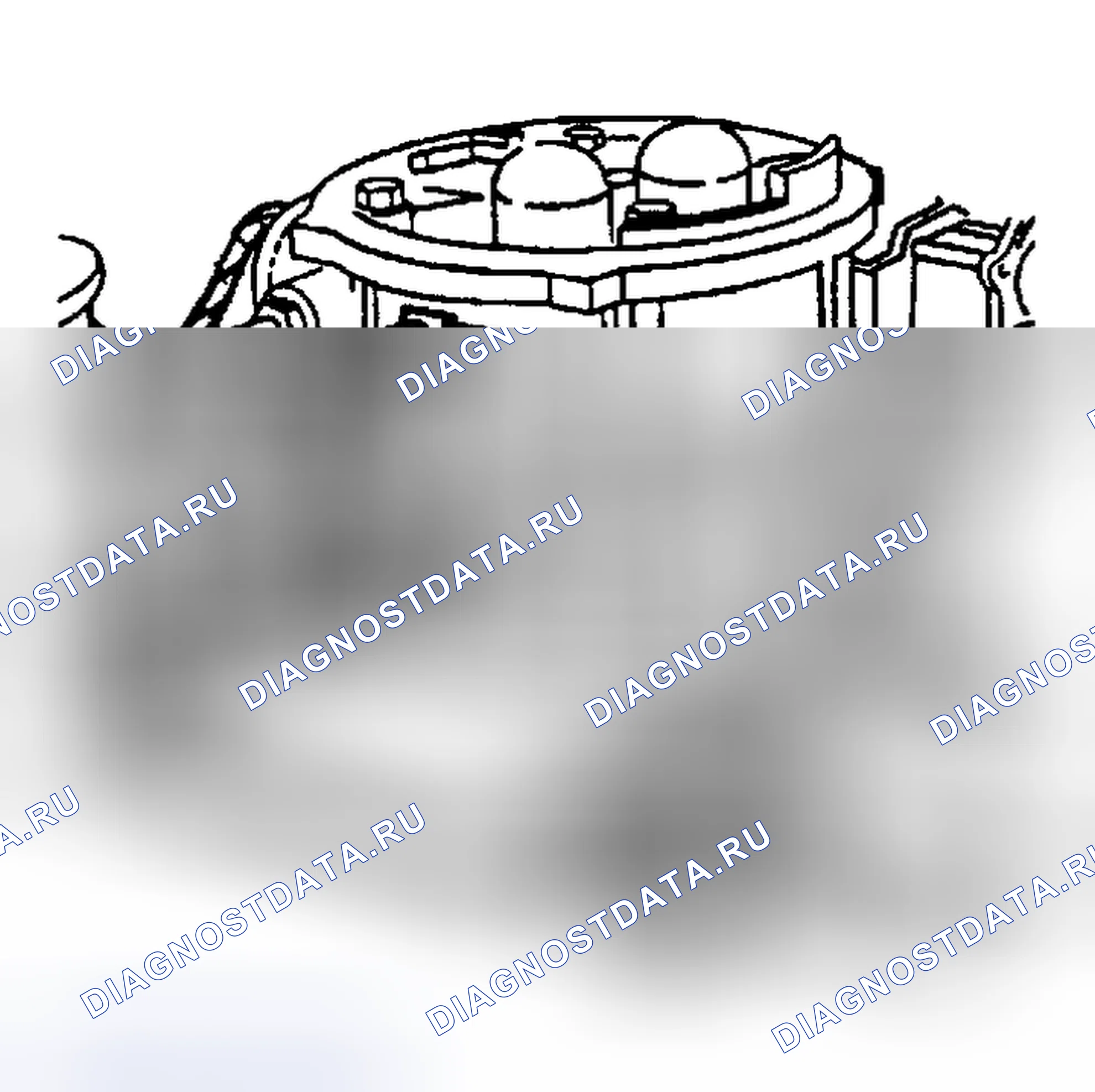 Рис. 224: DR18 (2 из 3) - Расположение датчика положения дроссельной заслонки. Dodge Dakota Shelby 