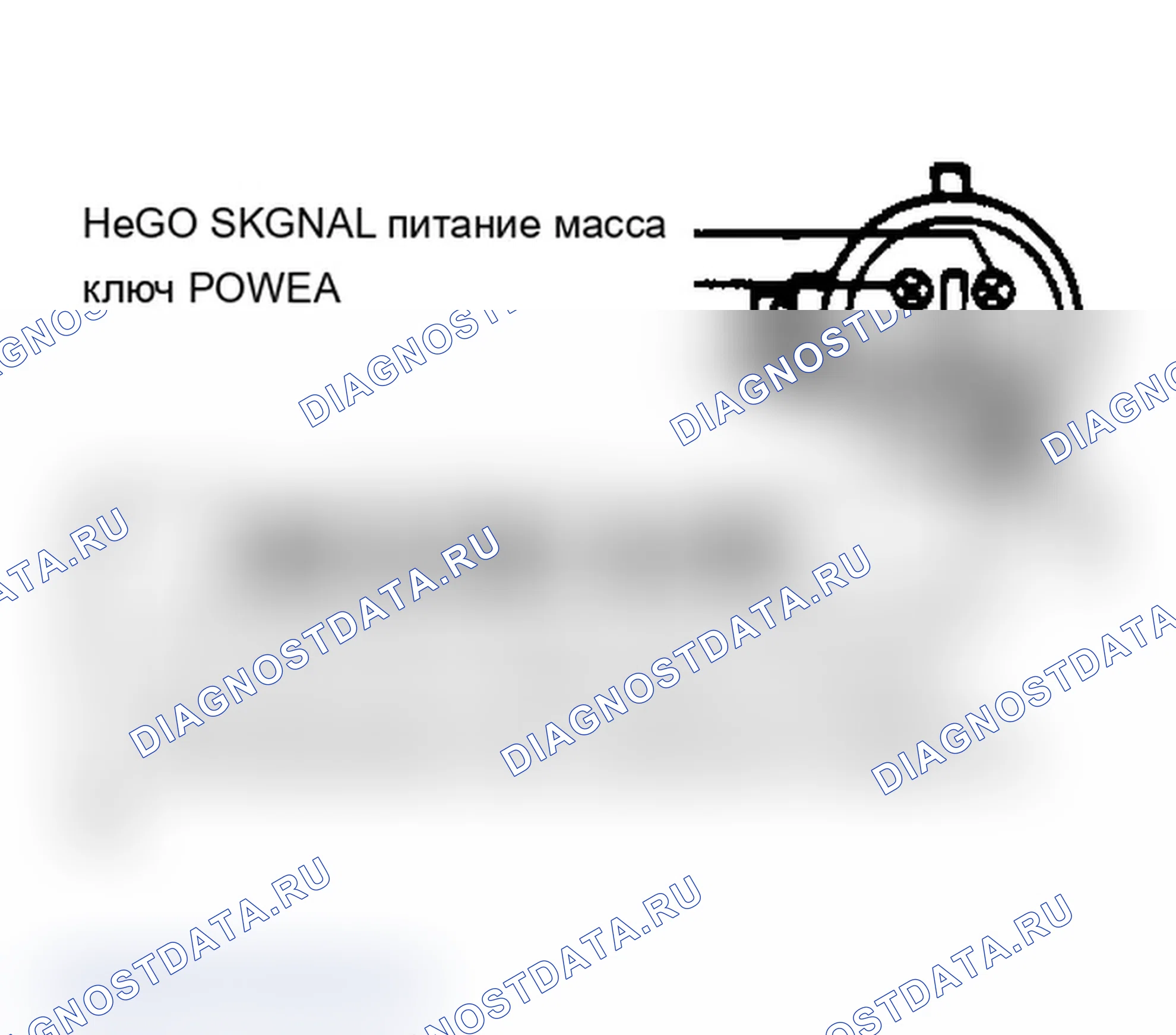 Рис. 47: Проверка датчика HEGO. Mercury Topaz II