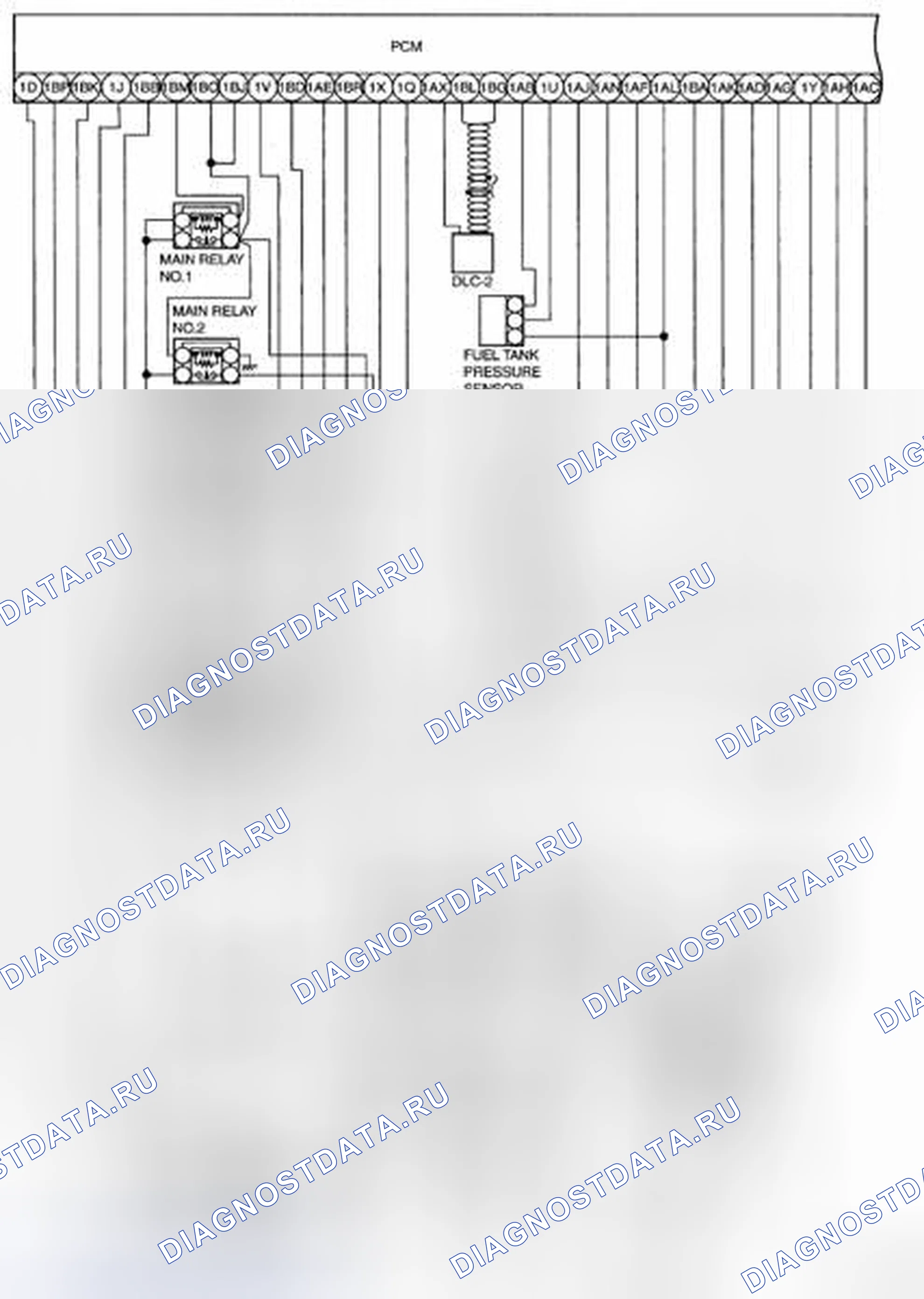 Рис. 1: электросхема УСТРАНЕНИЯ СИМПТОМОВ [Mzi-3.7]. Mazda CX-9 I