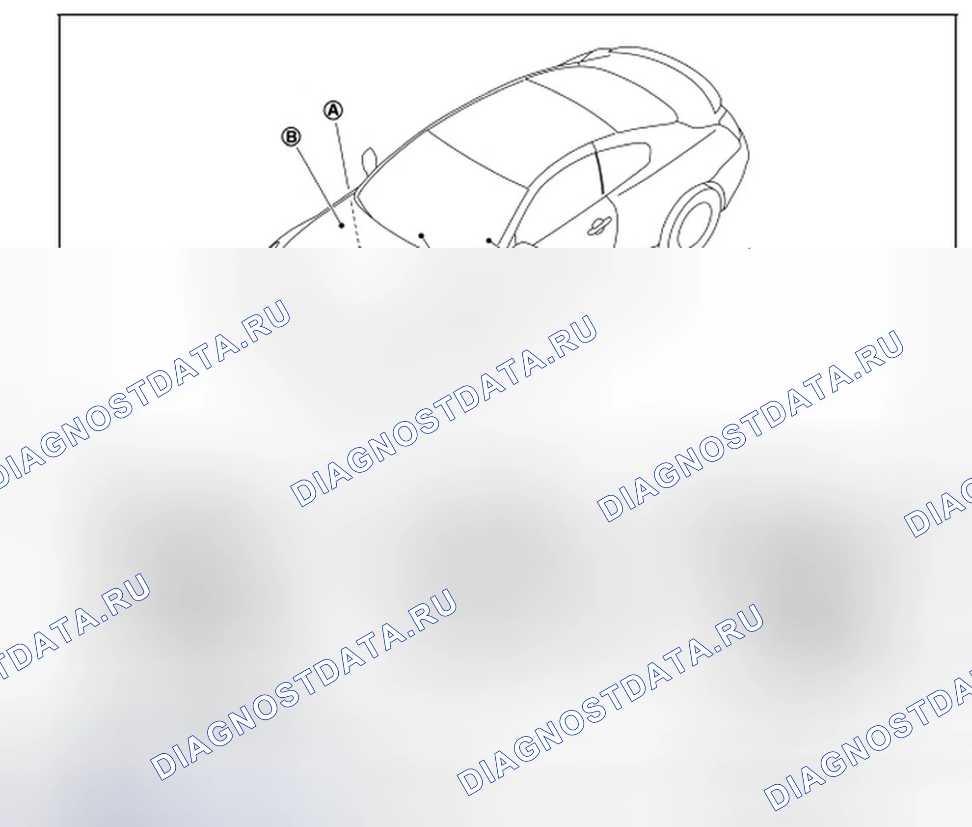 Рис. 86: Расположение компонентов. Infiniti G37 IV рестайлинг