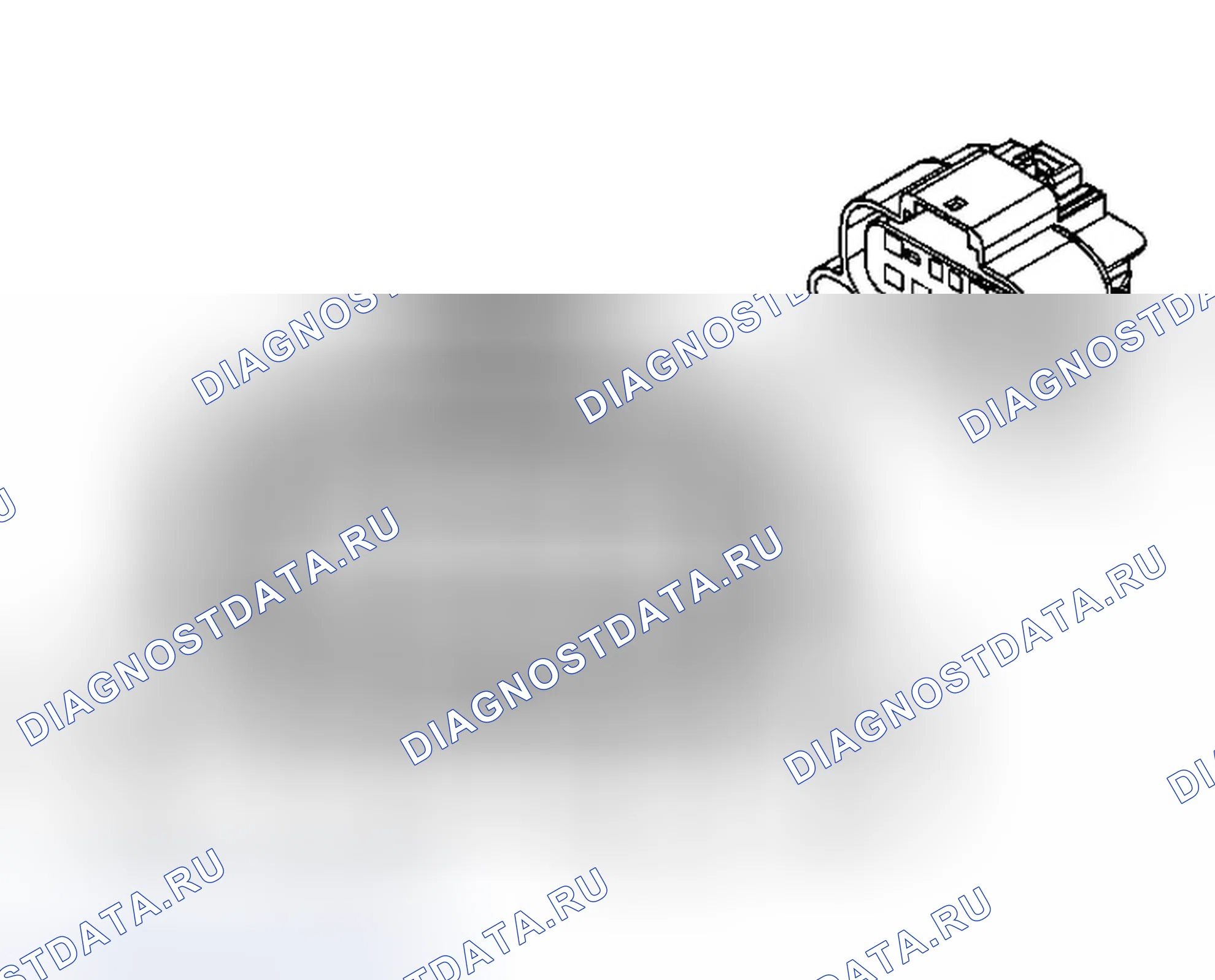 Рис. 26: C500 Левый передний дверной жгут к жгуту тела. Chevrolet TrailBlazer I рестайлинг
