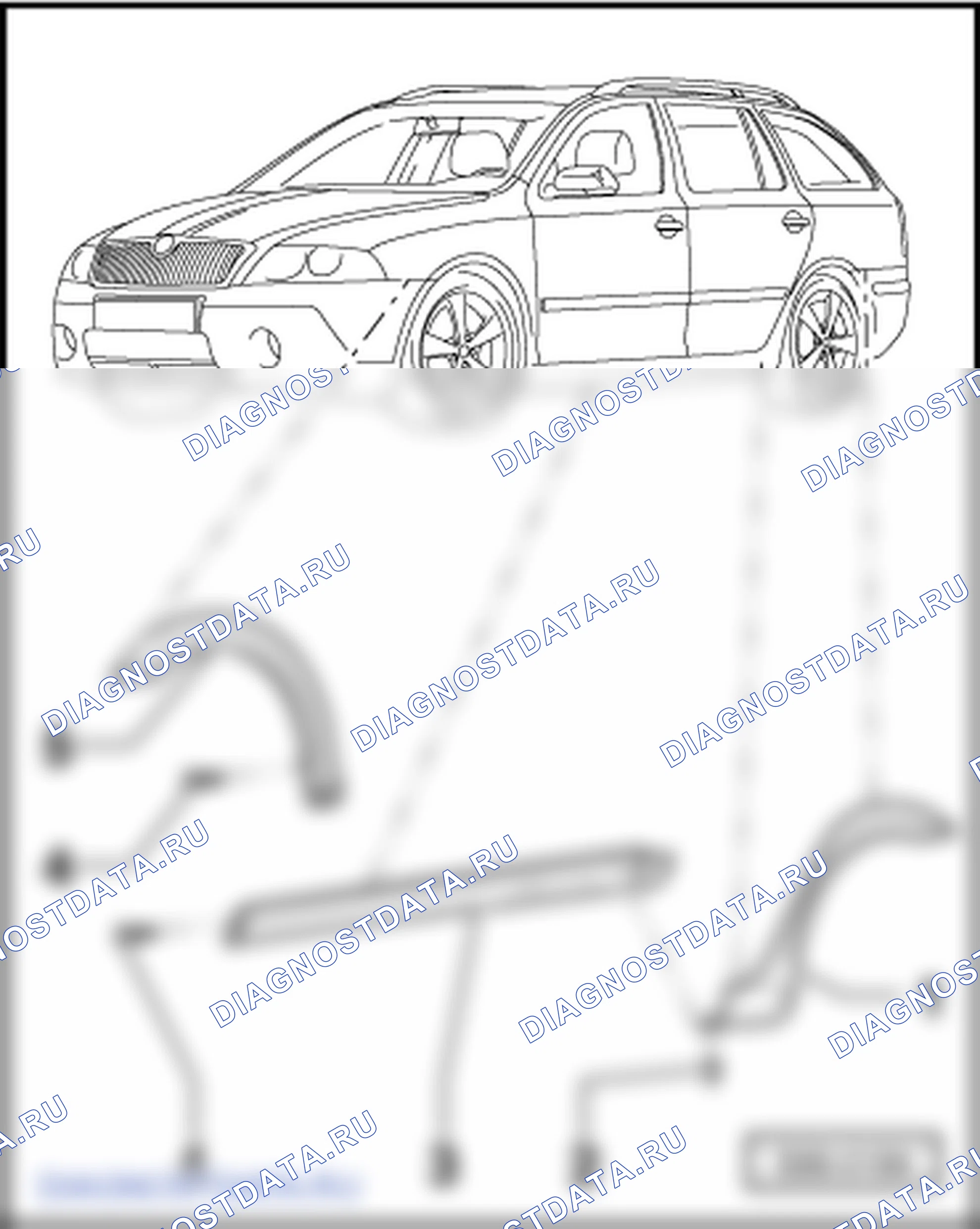 Защитные накладки Scout. Skoda Octavia Ii