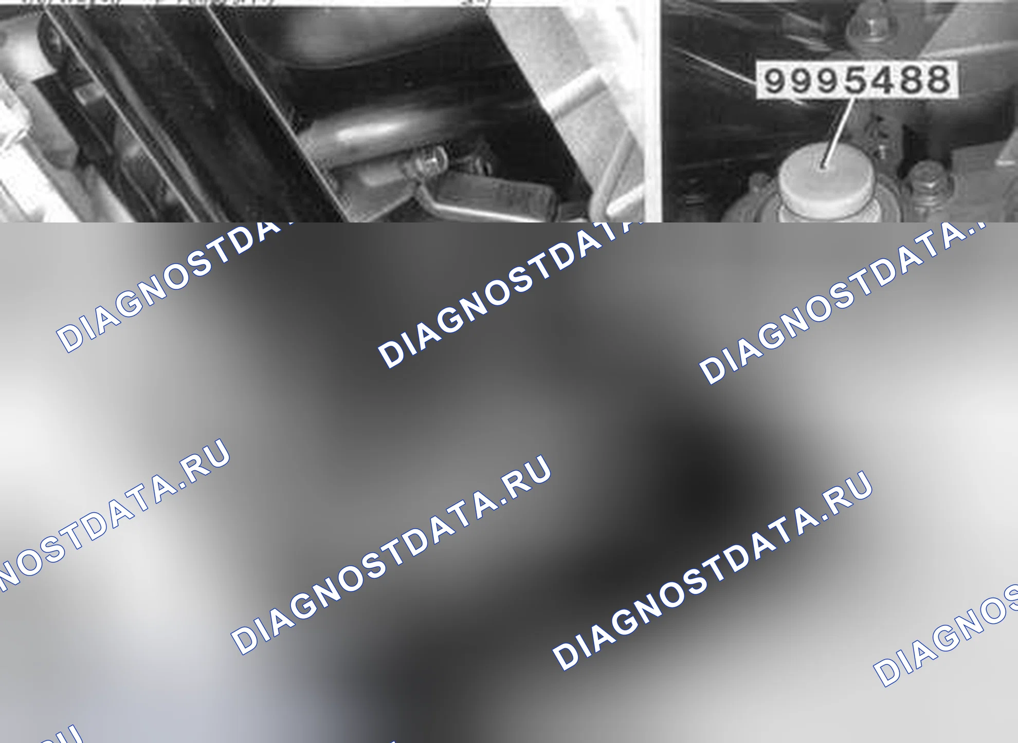 Рис. 40: Отсоединение правого карданного вала. Volvo C70 I
