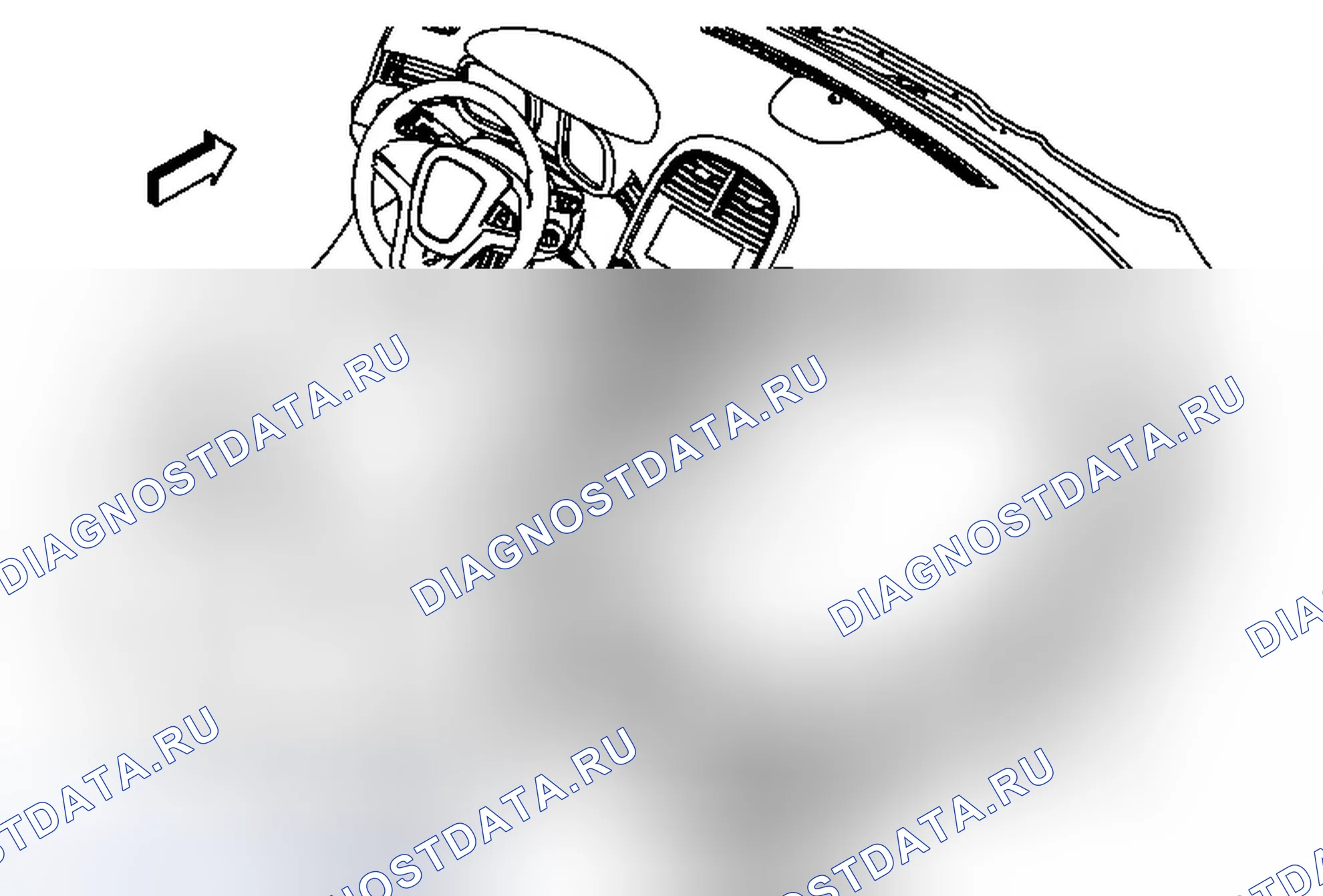 Рис. 8: Замена ковра передней панели пола - правая сторона. Chevrolet Malibu VIII рестайлинг