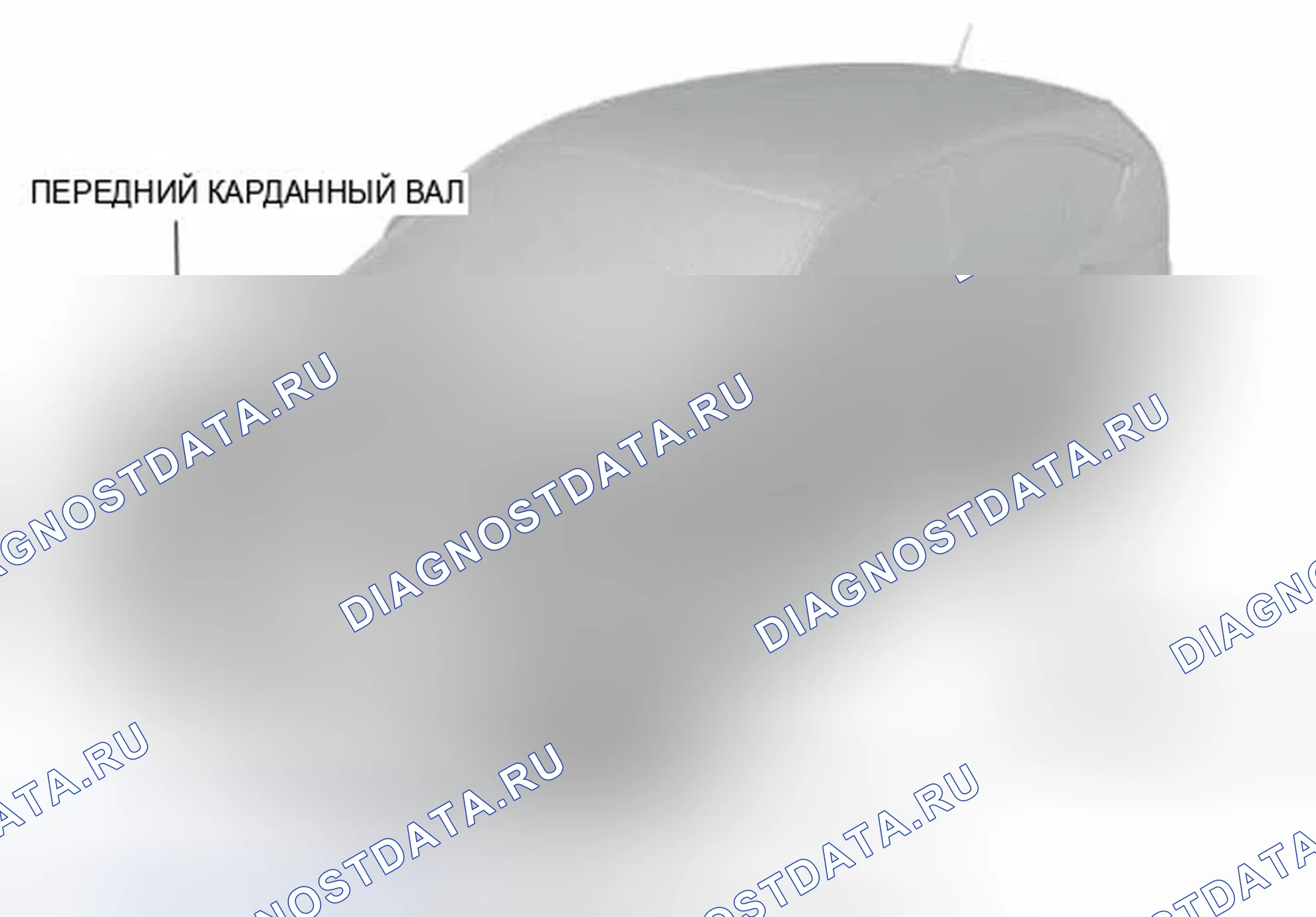 Рис. 1: Индекс расположения компонентов трансмиссии / моста. Honda CR-V IV