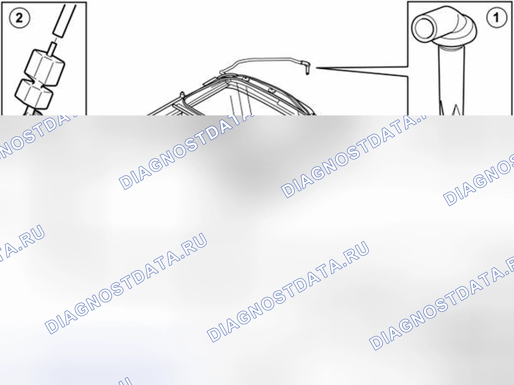 Рис. 108: ДРЕНАЖ. Volvo S40 II рестайлинг