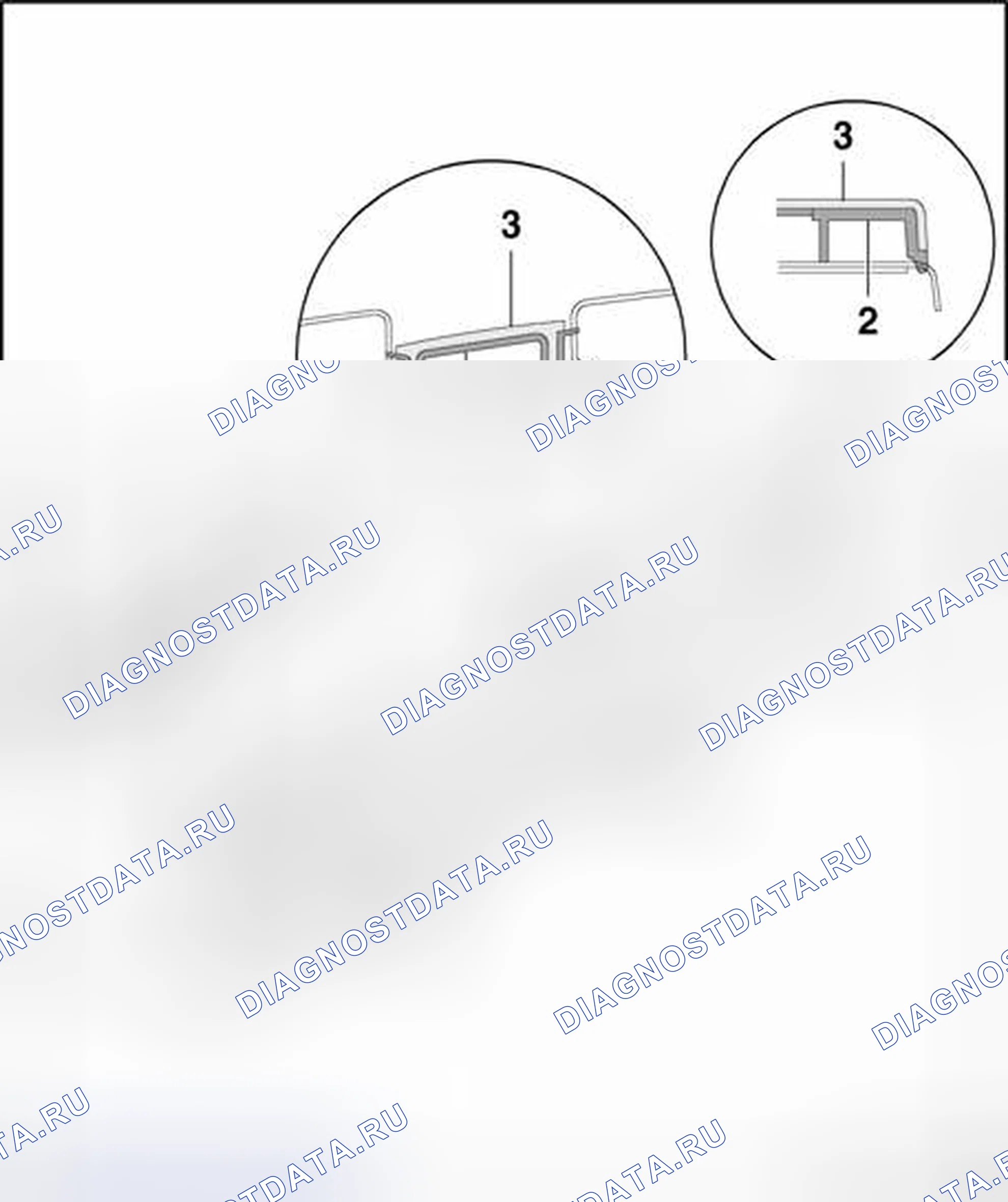 Рис. 248: Полоса стыка крыши, снятие и установка (Avant). Audi S4 B6