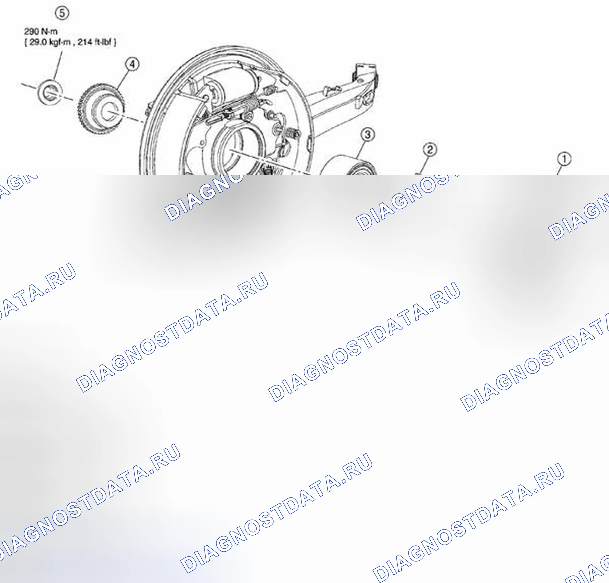 Рис. 34: Демонтаж. Mazda Tribute II