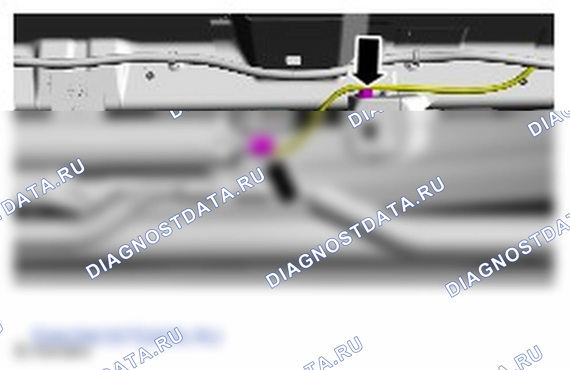 Как снять и установить модуль верхней боковой подушки безопасности. Ford Transit Connect II