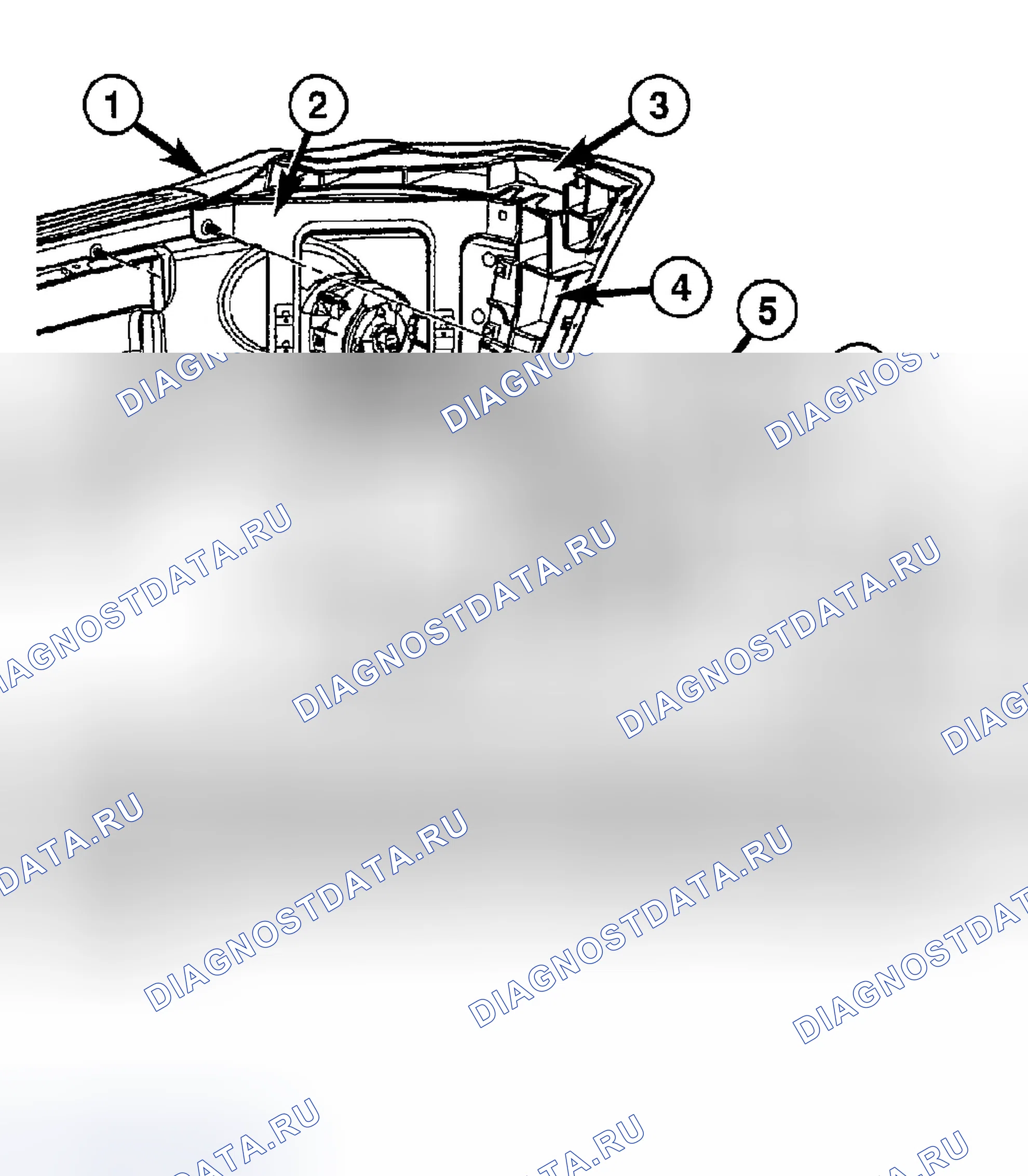 Рис. 1: ДЕМОНТАЖ. Dodge Pickup R1500 