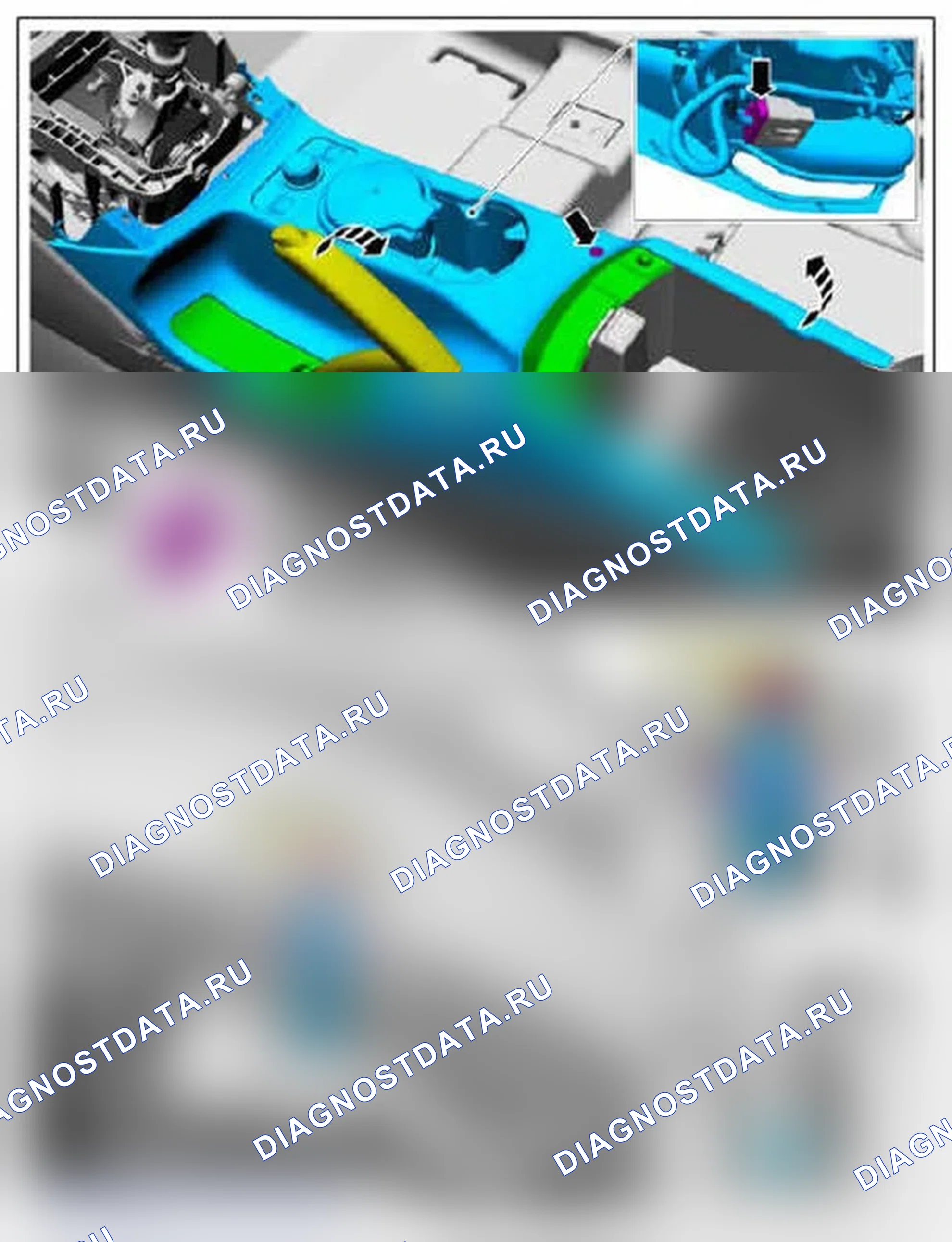 Рис. 59: СКРЫТЫЕ ДЕТАЛИ. Ford Focus III