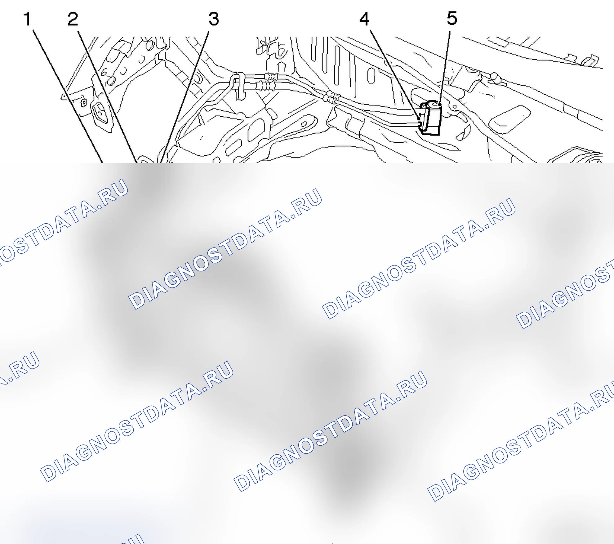 Расположение конструктивных элементов в моторном отделении - (Z 13 DTH, Z 13 DTJ). Opel Corsa D
