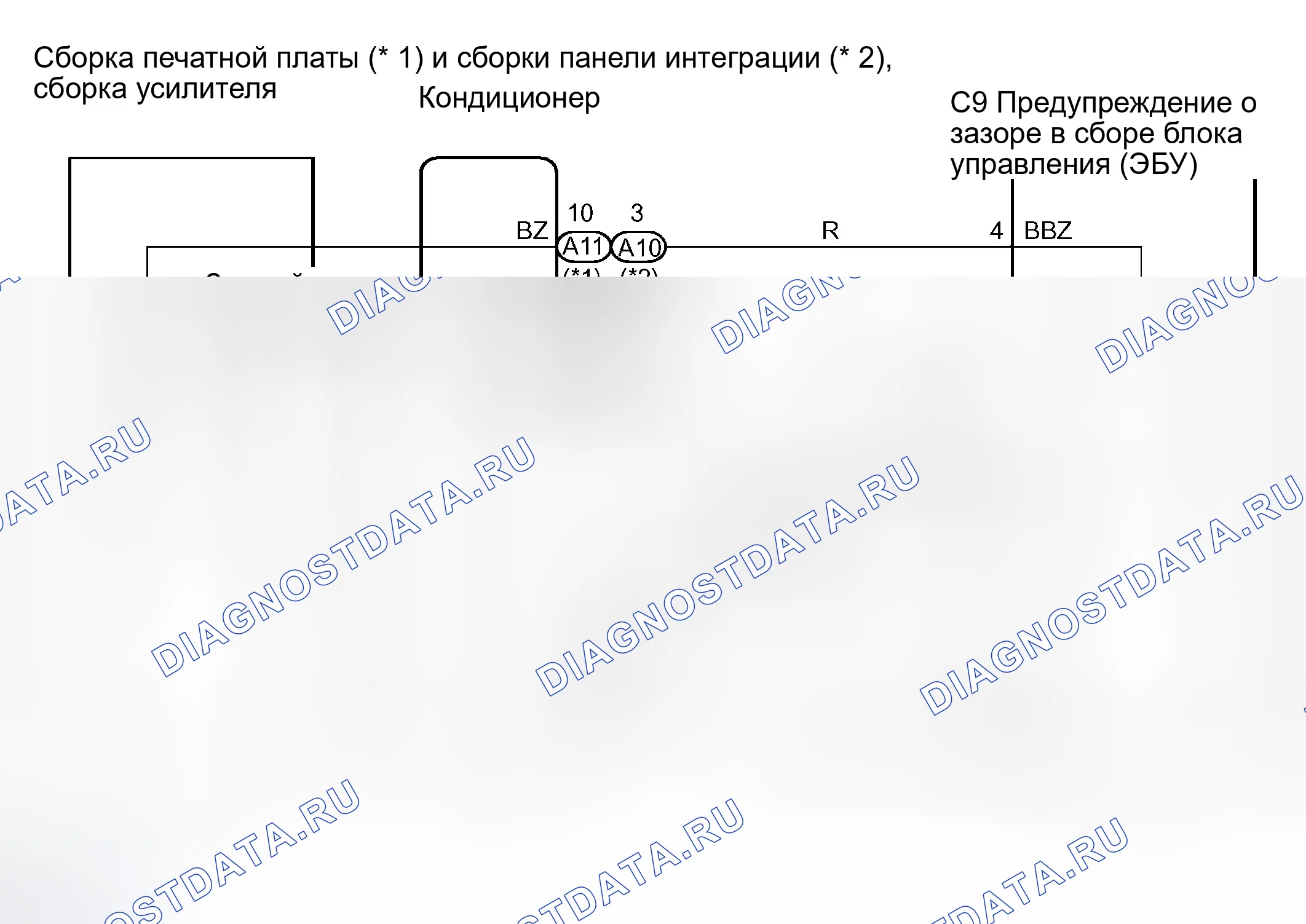 Рис. 96: электросхема. Toyota Sienna II