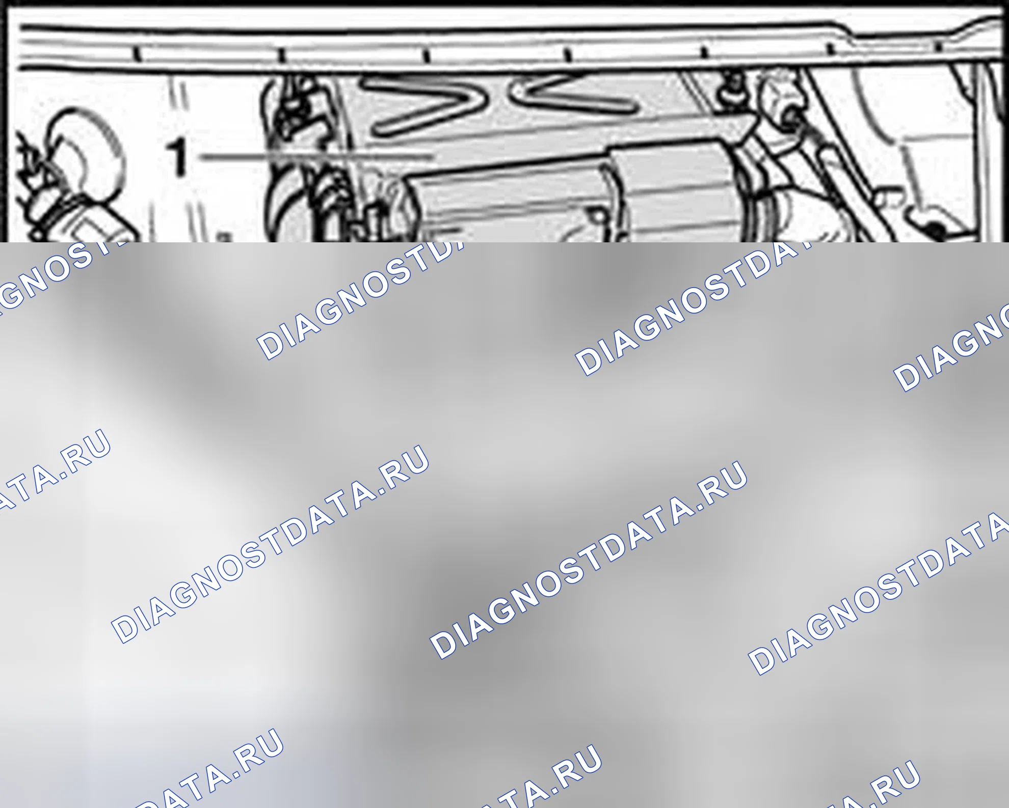 Рис. 801: Е-бокс в приточной камере. Audi A8 D3 рестайлинг