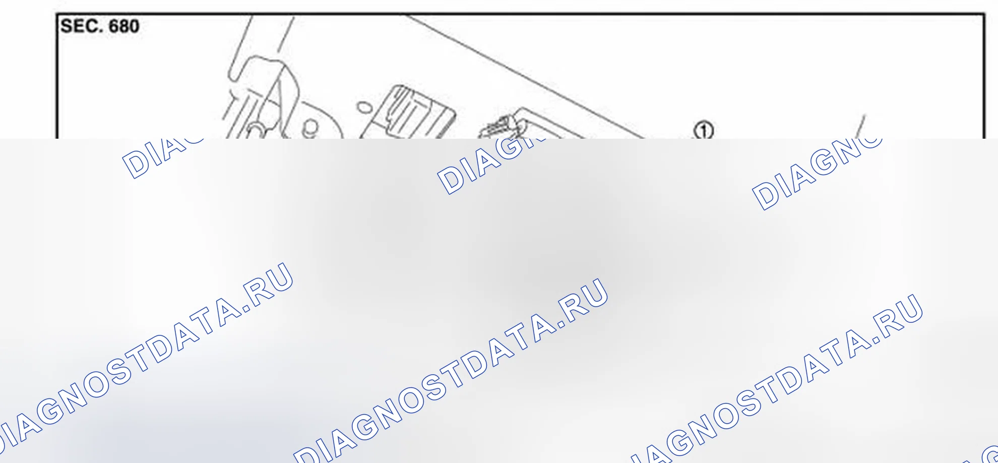 Рис. 8: СТОРОНА ВОДИТЕЛЯ: Разнесенный вид. Infiniti FX35 II рестайлинг