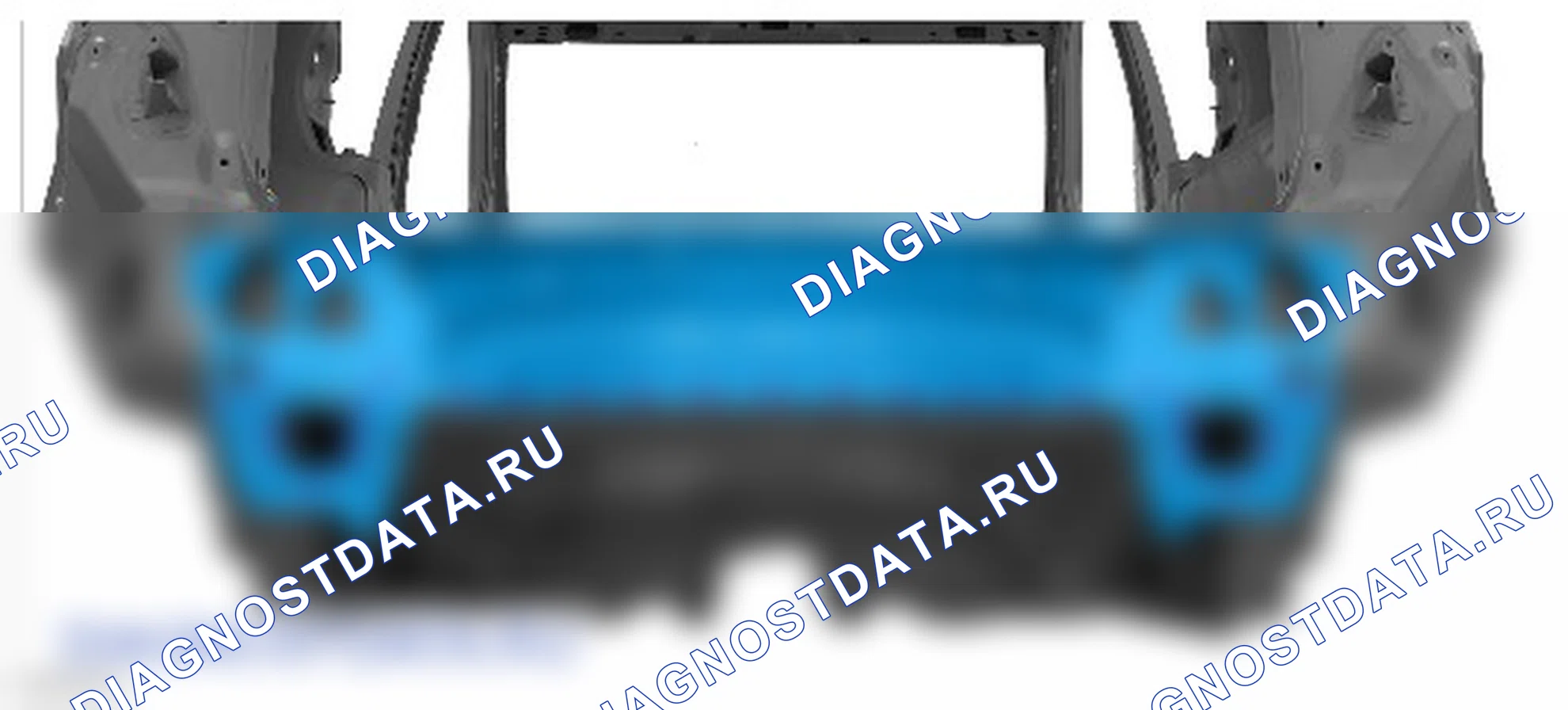 Как снять и установить заднюю панель и усилительный элемент. Ford Kuga I