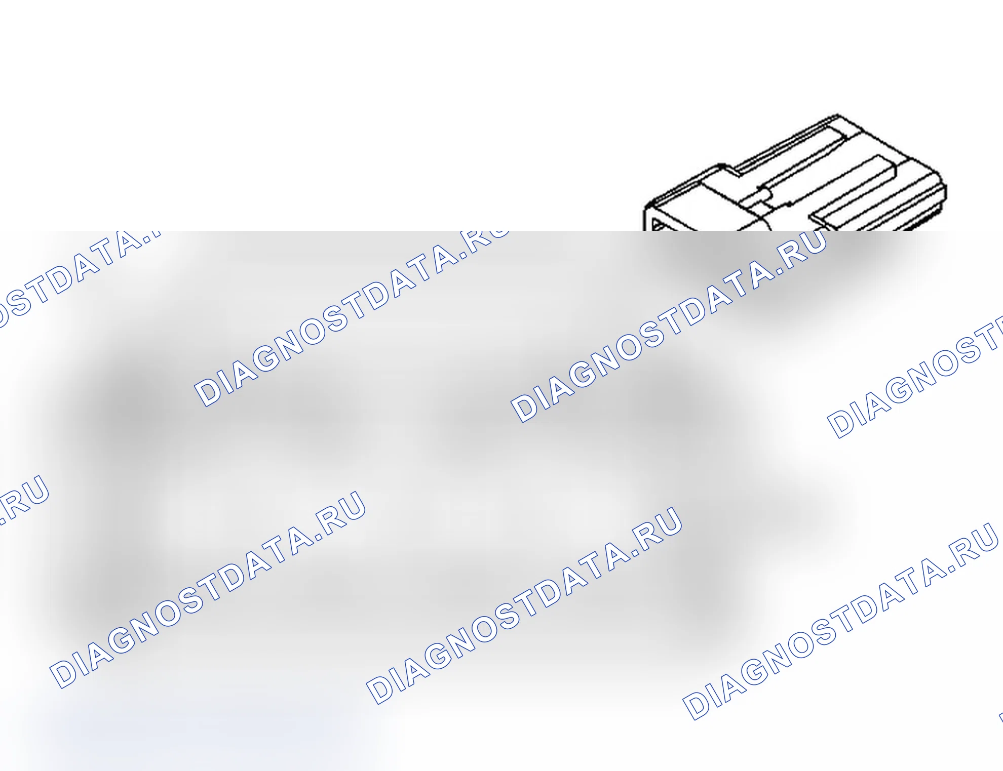 Рис. 45: Монтажный жгут TU/TD J1. Chevrolet Silverado 2500 HD 