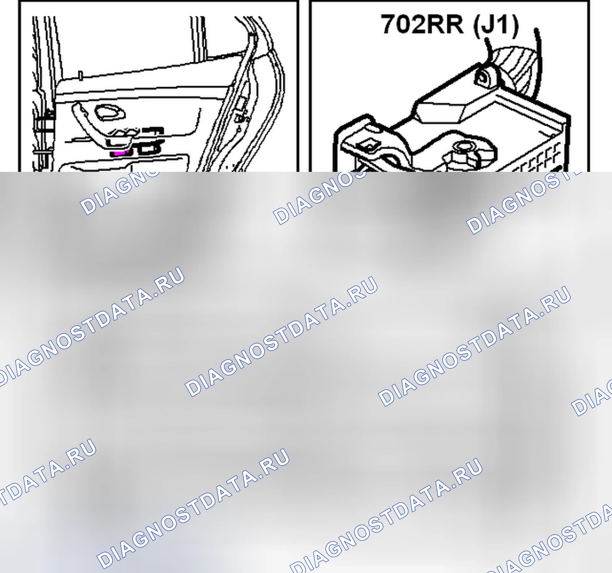Рис. 839: Модуль управления, задняя правая дверь (702RR). Kia Optima II