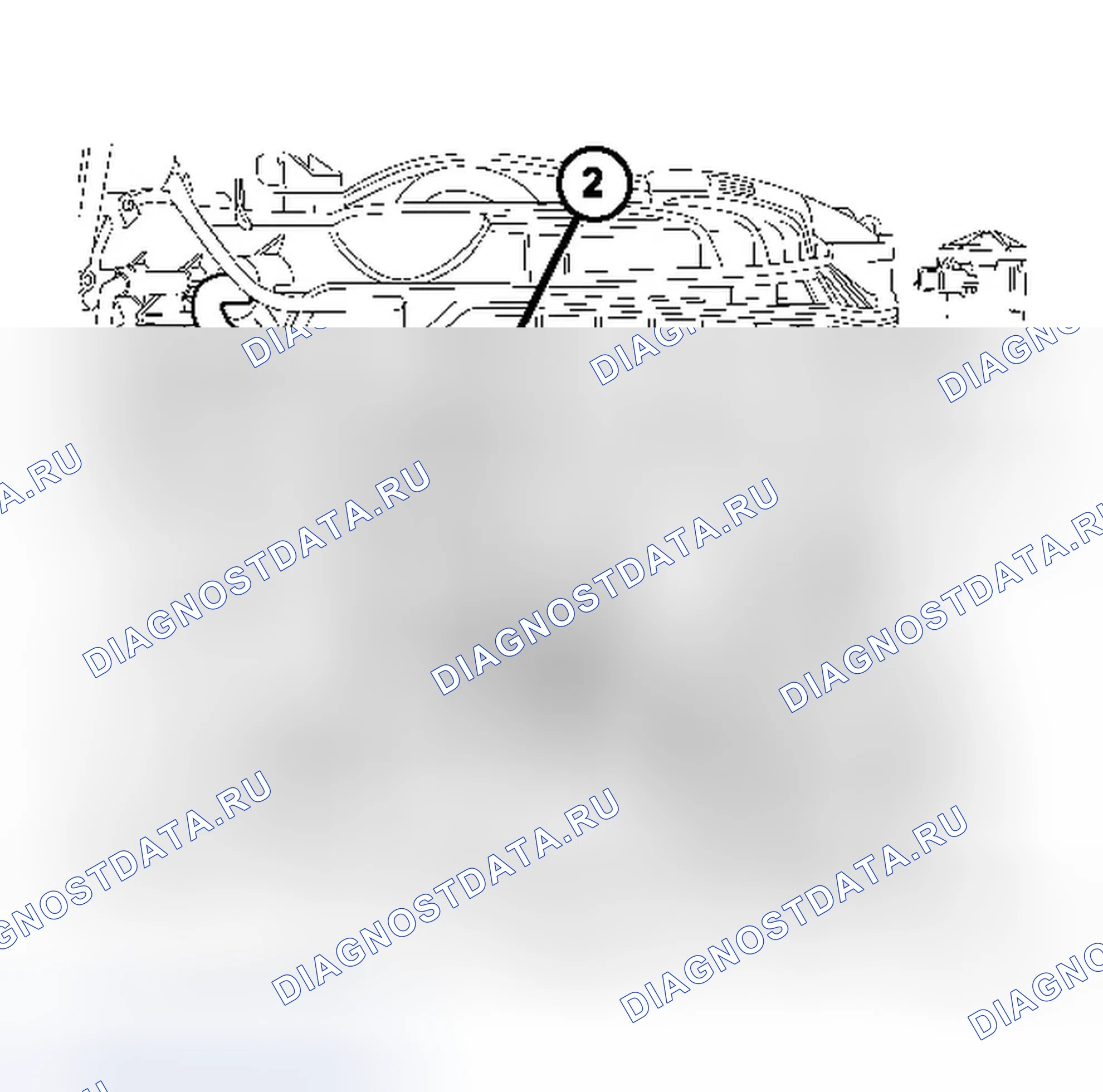 Рис. 25: ТРУБА - РЕЦИРКУЛЯЦИЯ ОТРАБОТАВШИХ ГАЗОВ - 2,7 л. Dodge Magnum I рестайлинг