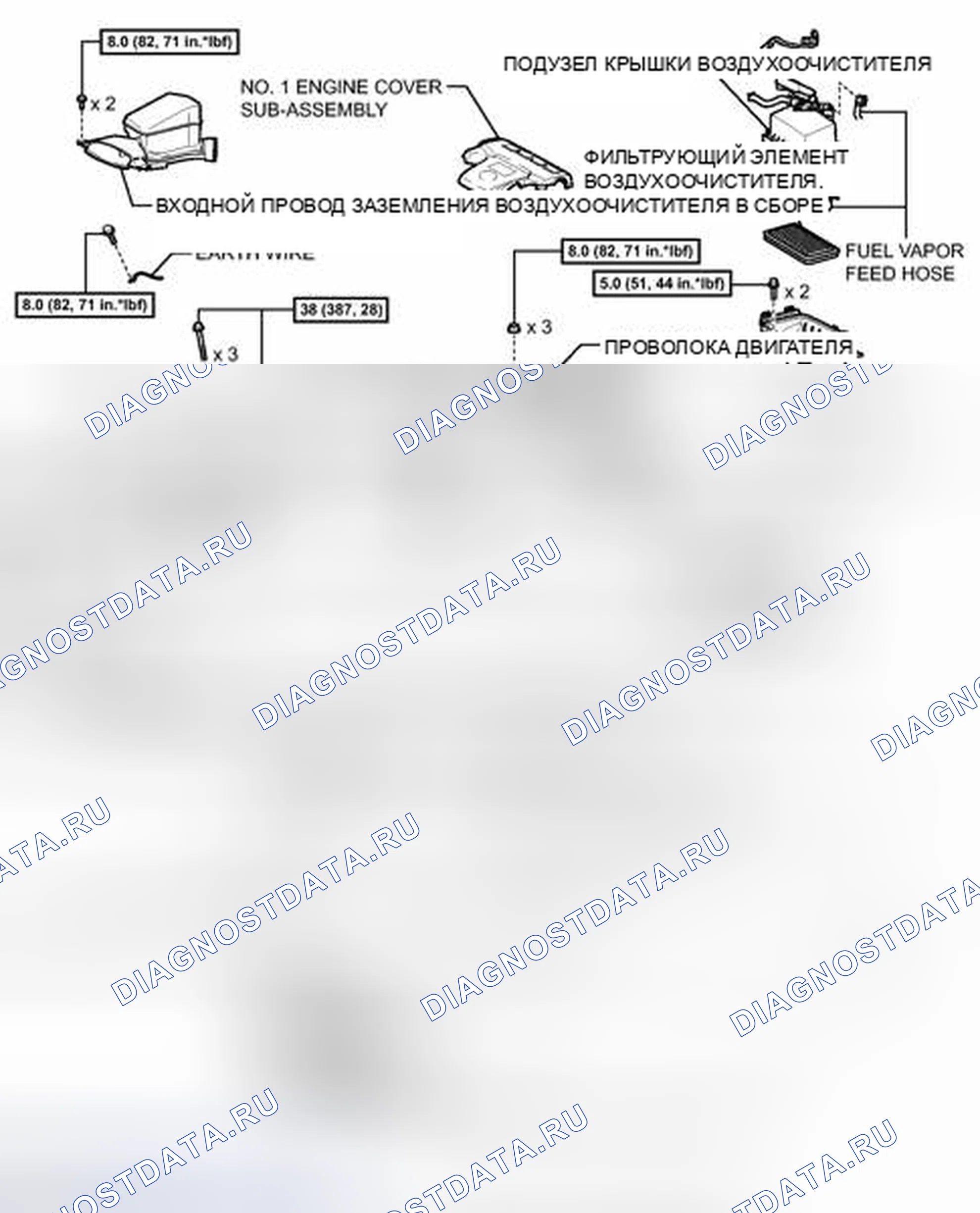 Рис. 853: ИЛЛЮСТРАЦИЯ. Toyota Camry XV50