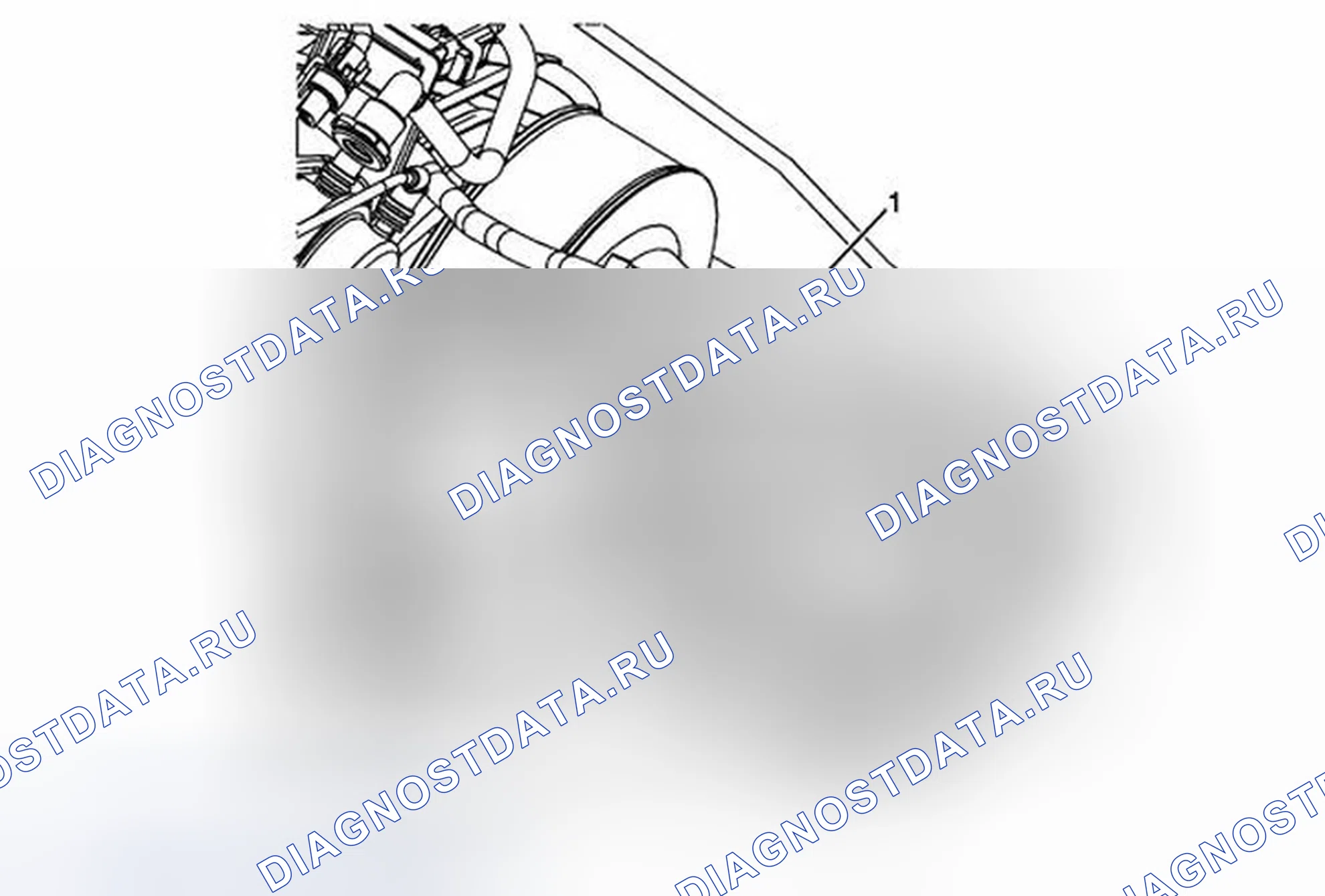 Рис. 58: Замена выходного воздуховода резонатора воздухоочистителя (LS9). Chevrolet Corvette C6