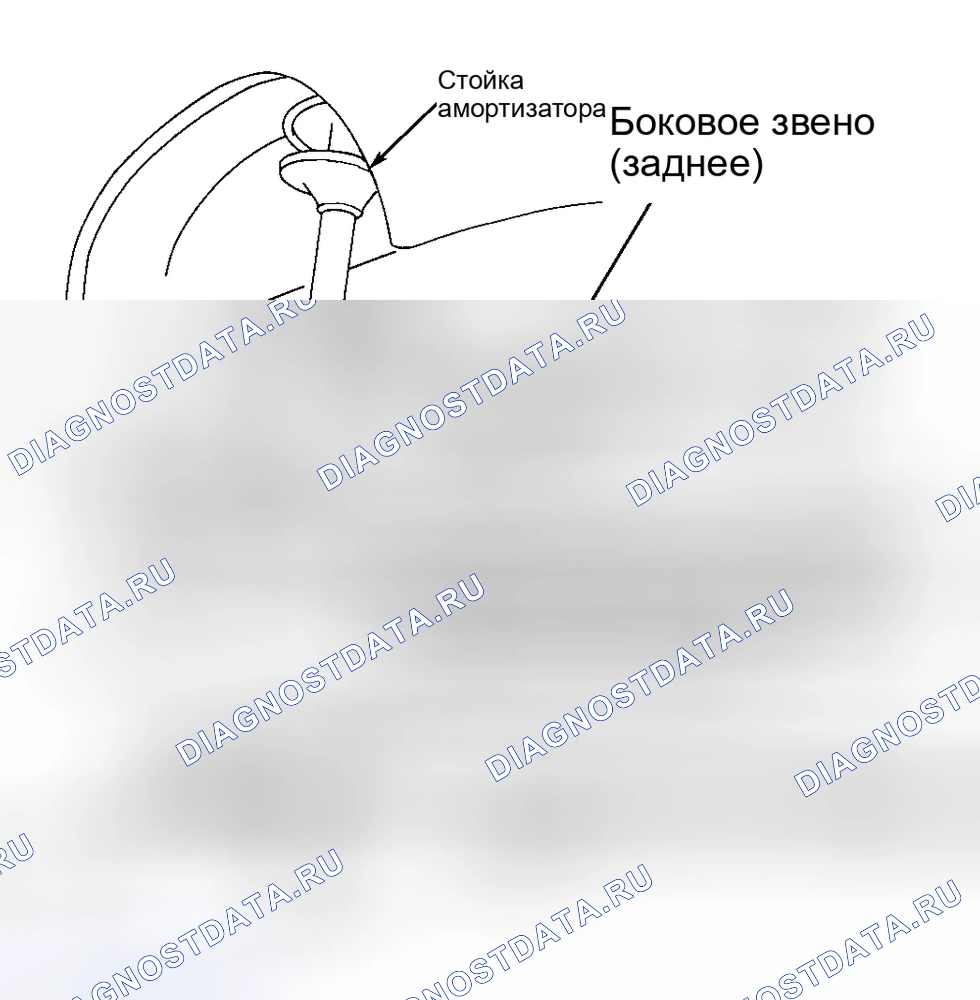 Рис. 1: ОПИСАНИЕ задней подвески. Mazda MX-3 I