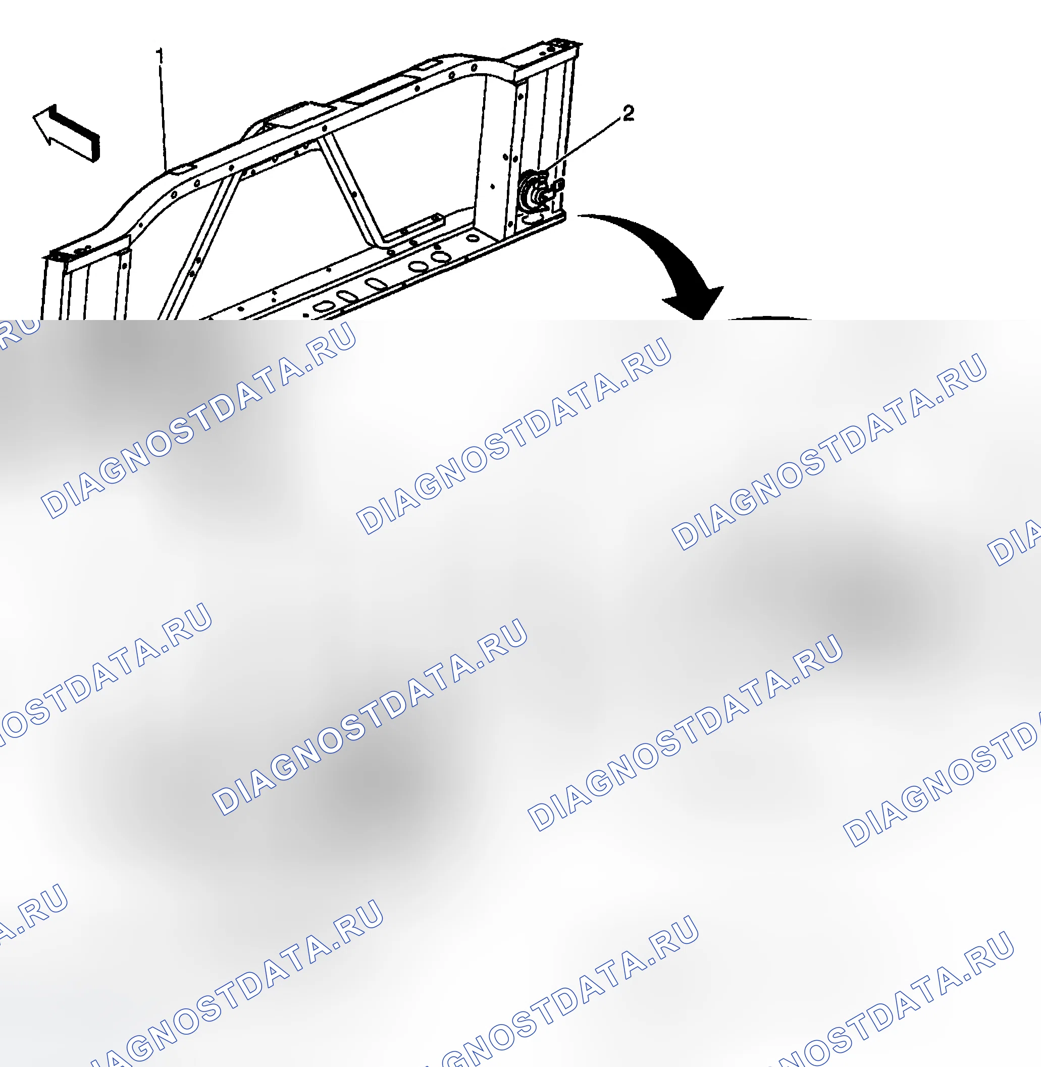 Рис. 11: Виды компонентов звуковые сигналы. Chevrolet Silverado 2500 