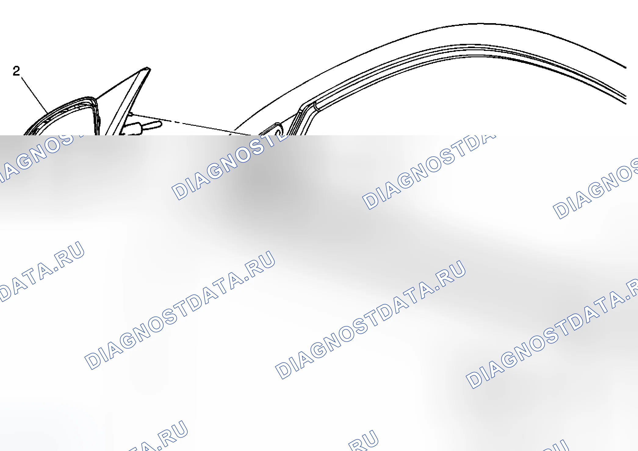 Рис. 61: Замена зеркала (вручную). Chevrolet Cobalt I