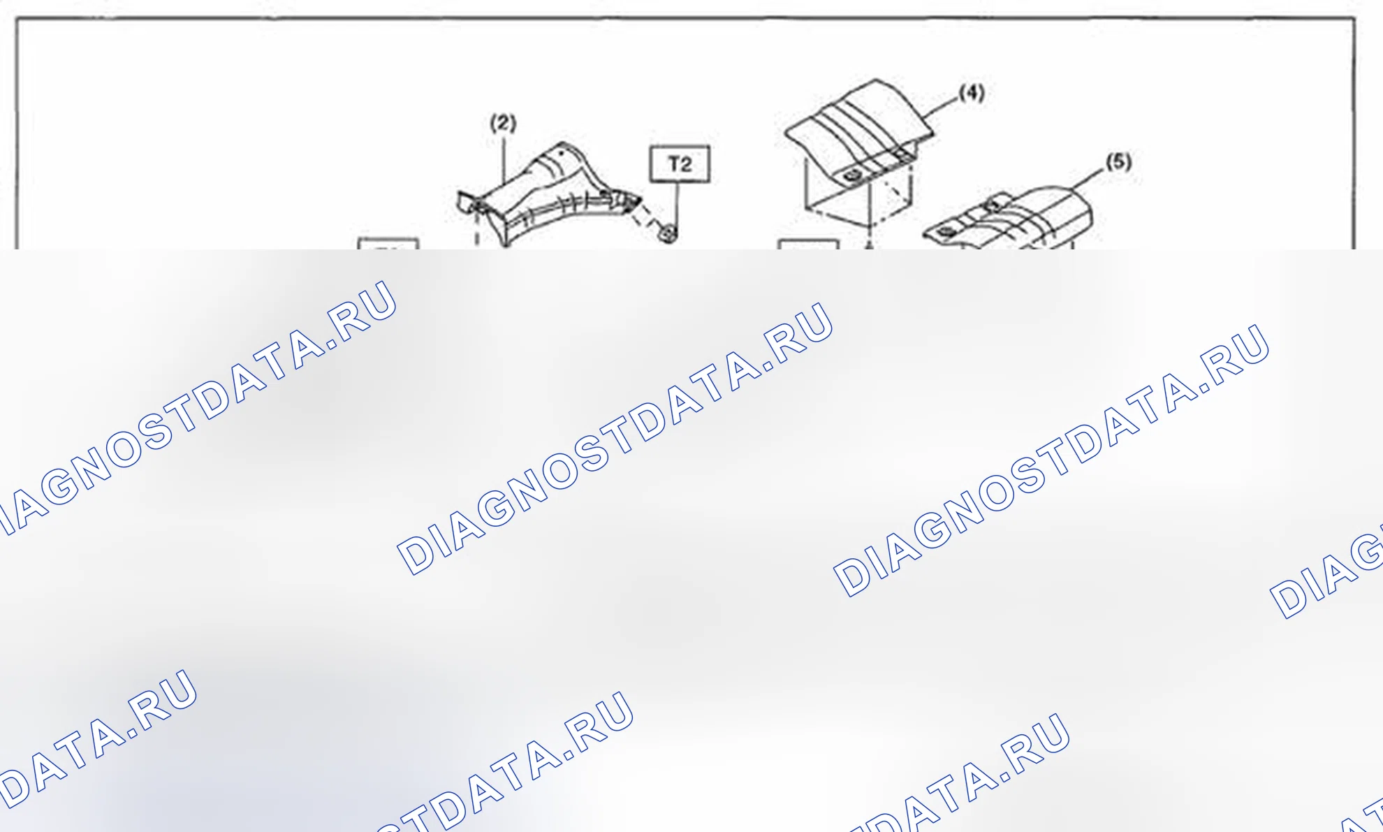 Рис. 30: КРЫШКА ТЕПЛОВОГО ЭКРАНА. Subaru Legacy BM/BR