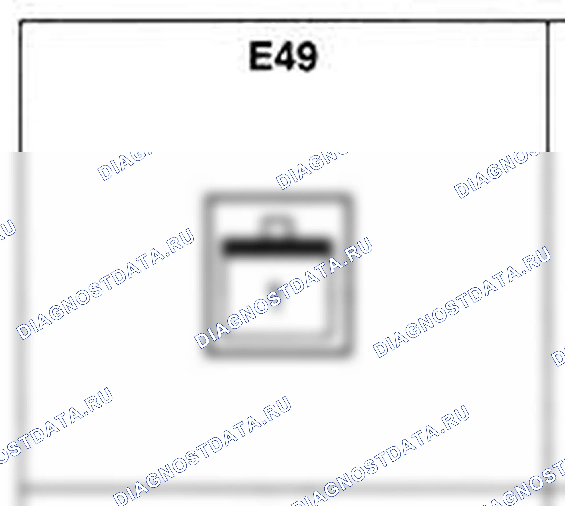 Распиновка разъёма E49 — жгута двигателя. Hyundai Accent LC