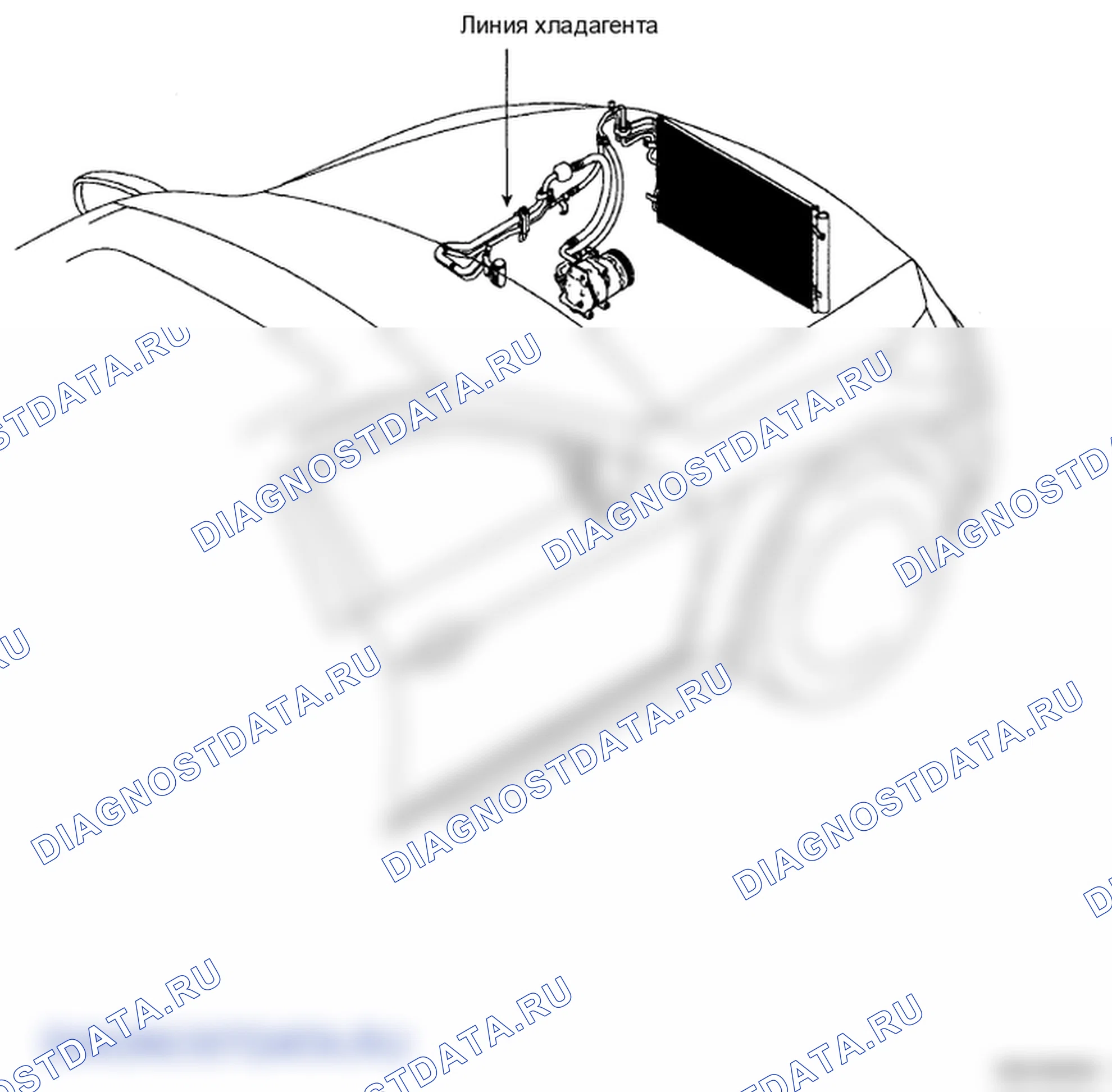 Рис. 6: Расположение компонентов. Hyundai Genesis I