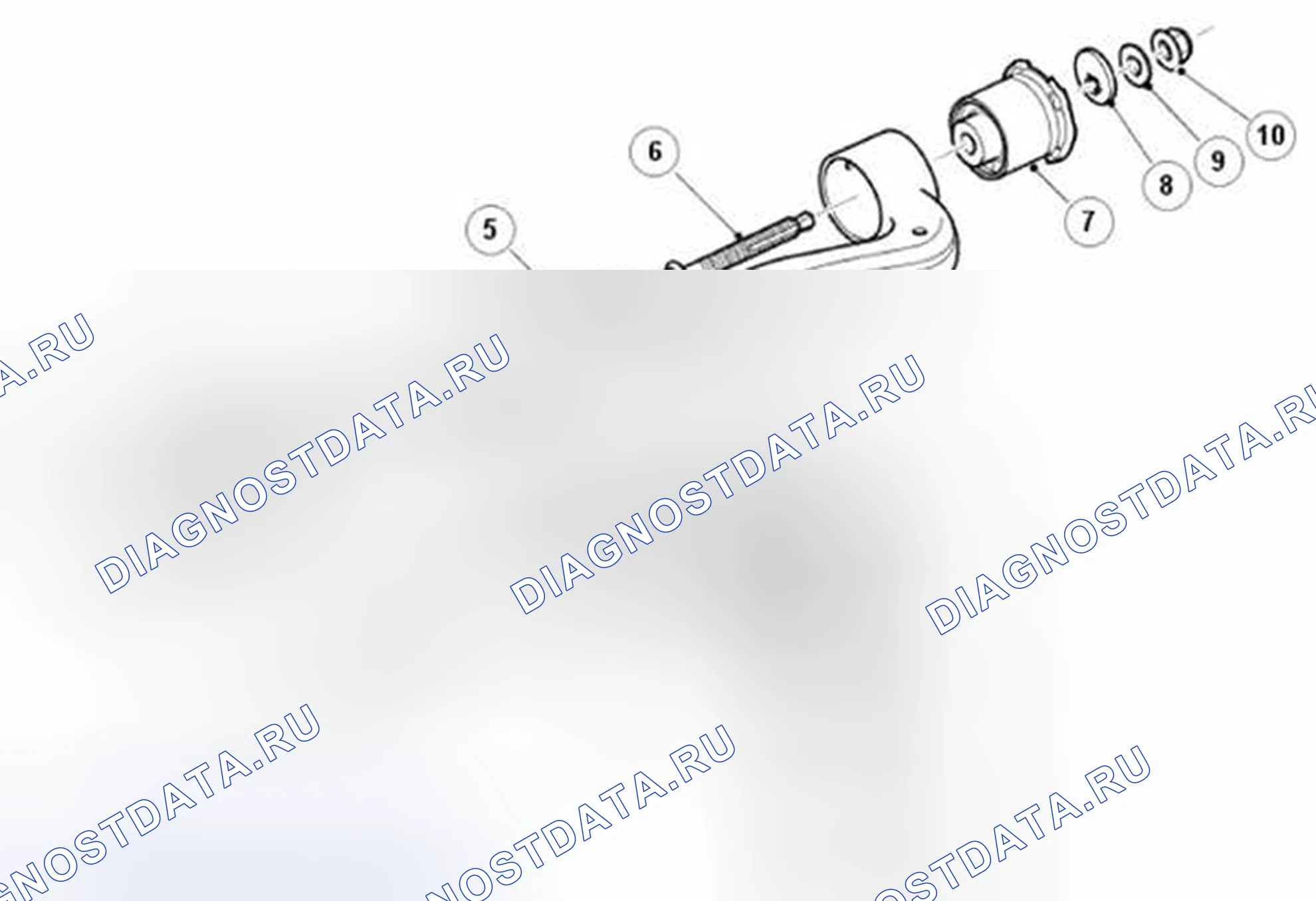 Рис. 37: НИЖНИЙ РЫЧАГ. Land Rover Range Rover Sport I