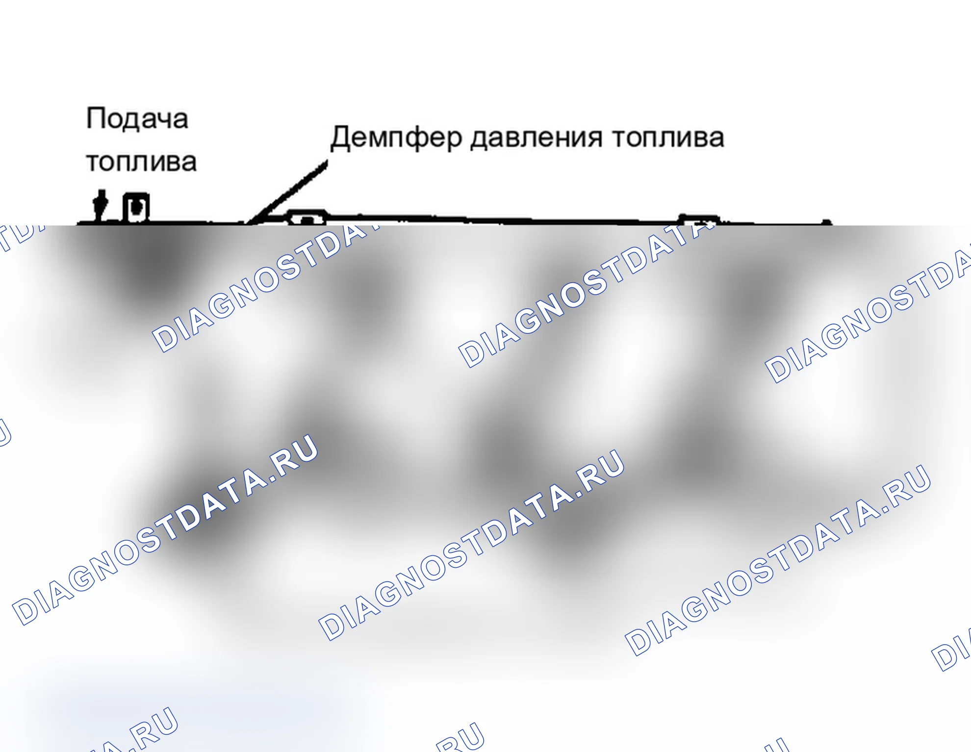 Рис. 1: ДЕМПФЕР ДАВЛЕНИЯ ТОПЛИВА (3.3L). Dodge Ramcharger AW150 