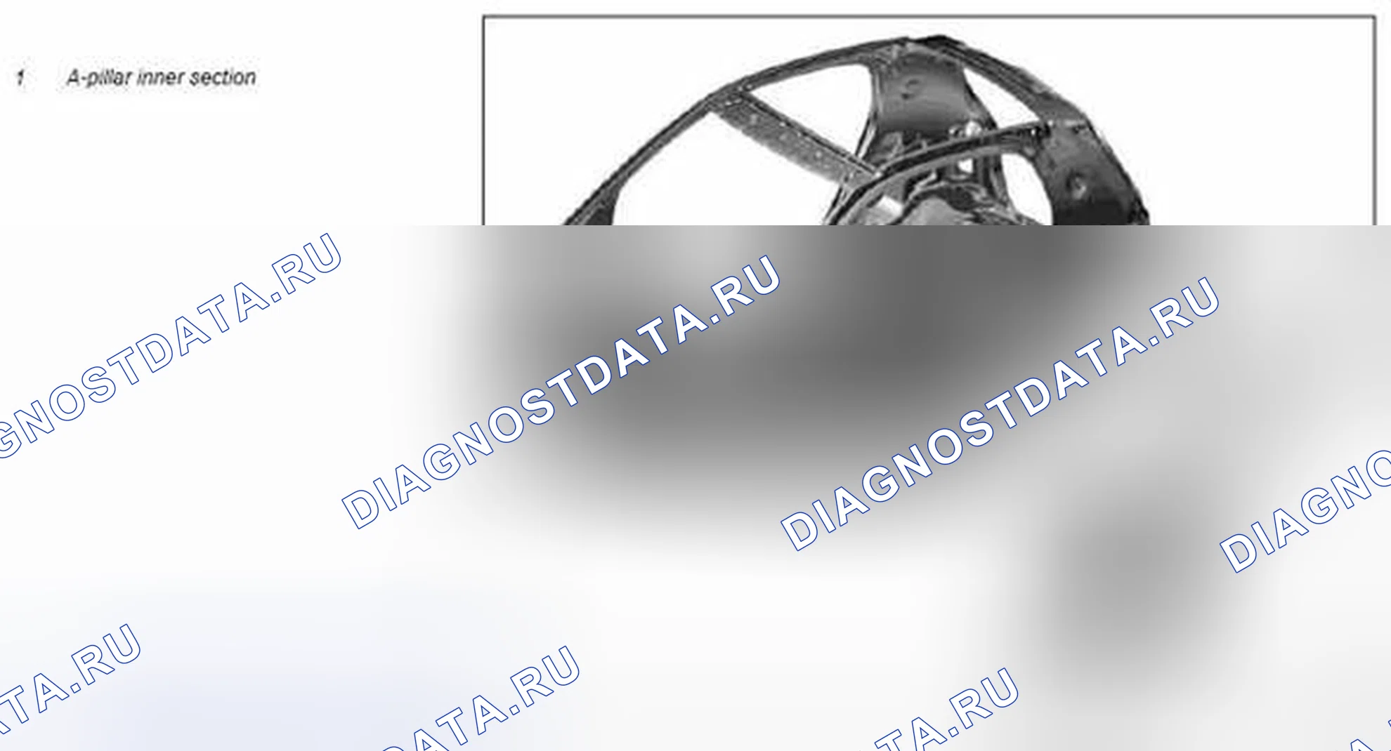 Рис. 159: Заменить внутреннюю секцию стойки " А " - AR63,20-P-1104MCC. Kia Soul I