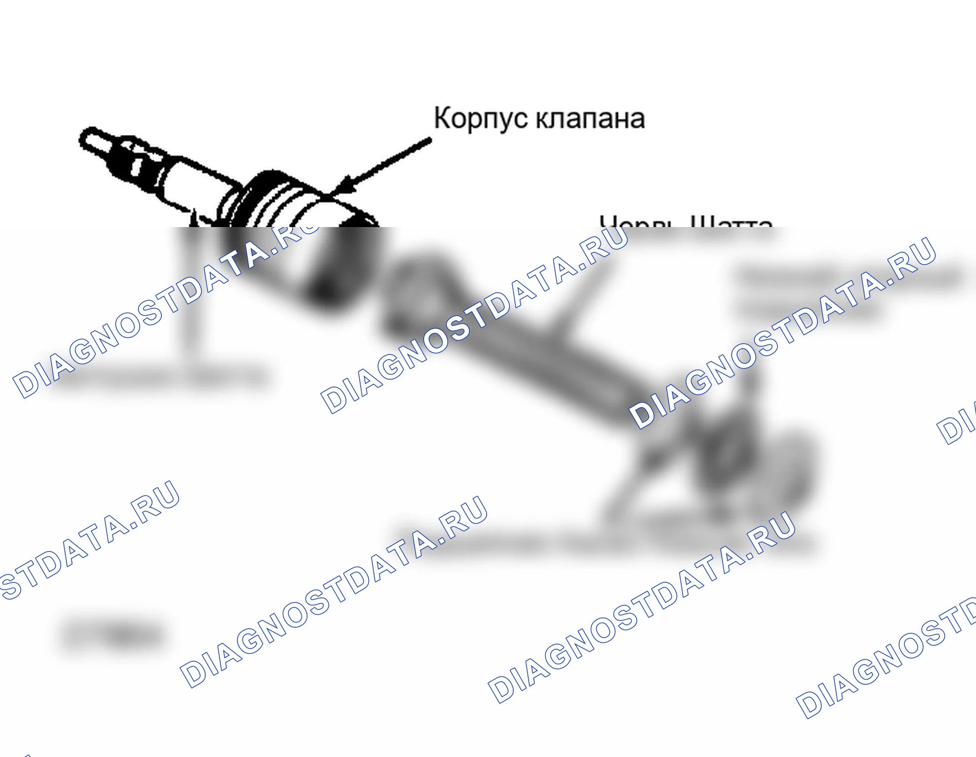 Рис. 8: Червяк и сборка корпуса клапана Большая шестерня показанная малая шестерня аналогична.. AMC Eagle I