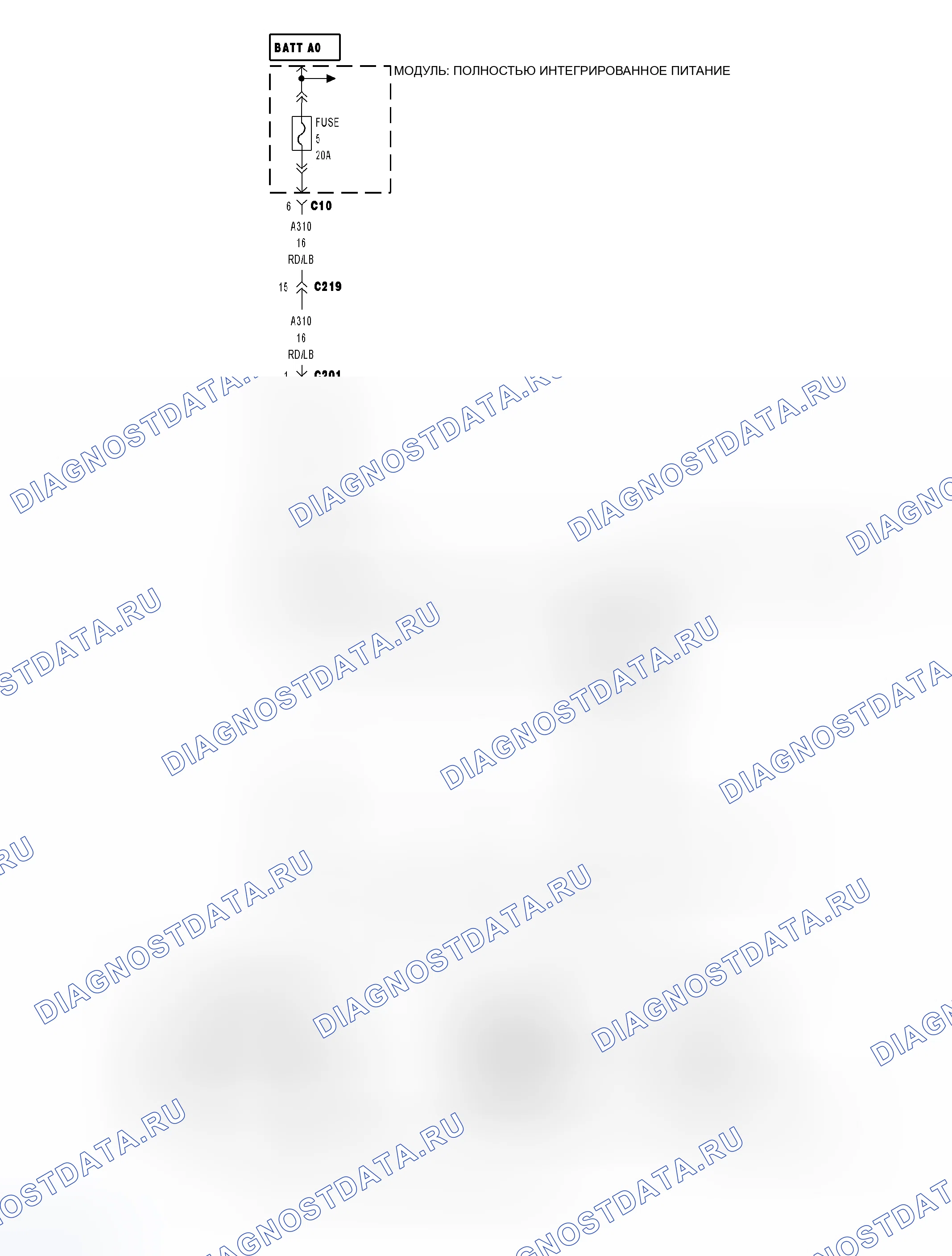 Рис. 6: Принципиальная схема. Dodge Cab & Chassis R3500 HD 