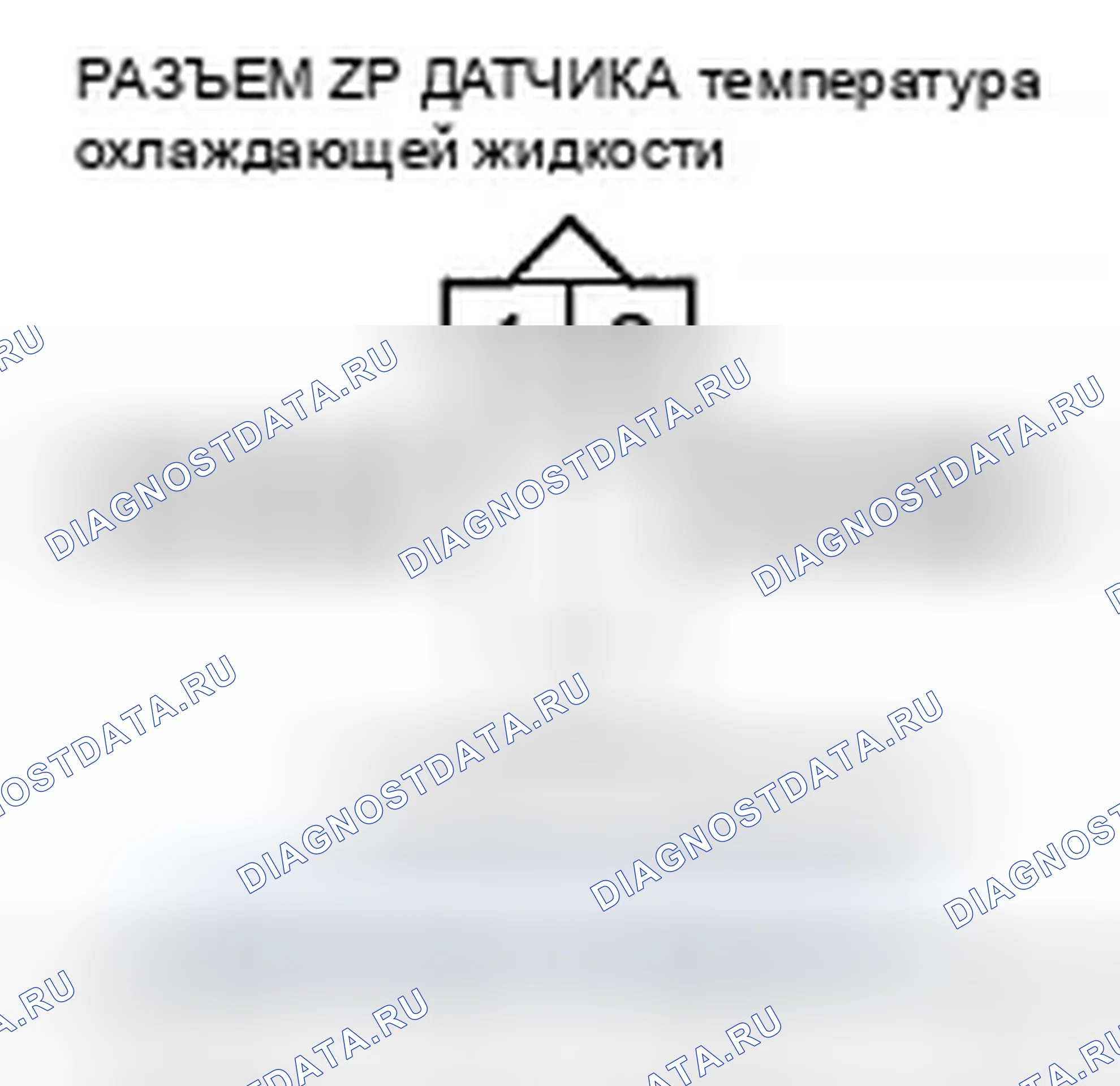 Рис. 207: расшифровка кода ошибки P2185: Высокое напряжение цепи датчика 2 температура охлаждающей жидкости. Honda Pilot II
