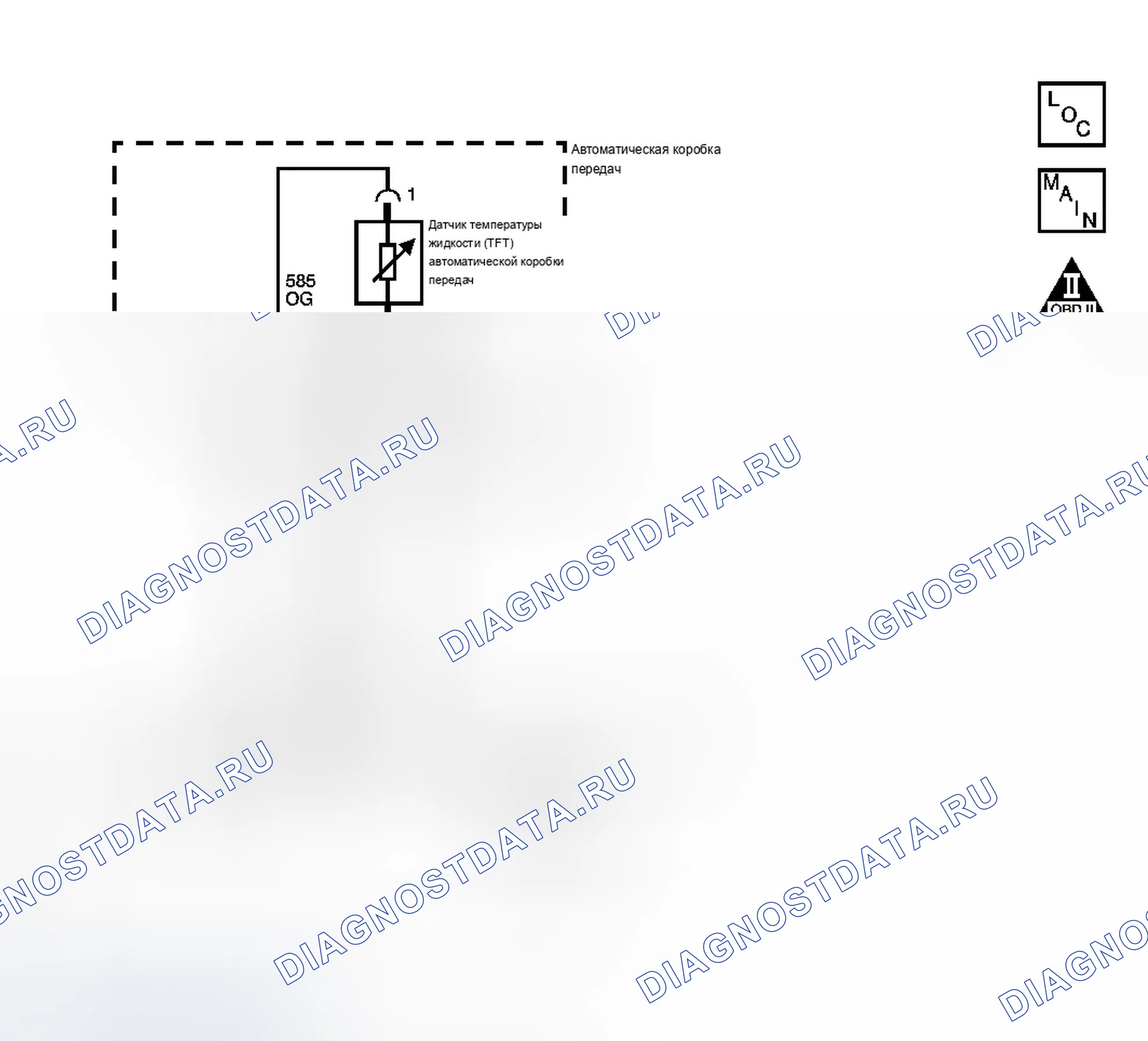 Рис. 1: расшифровка кода ошибки P0711. Chevrolet Equinox I