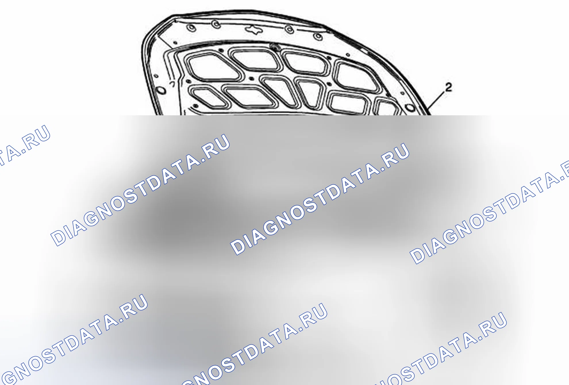 Рис. 35: Замена капота. Buick LaCrosse II