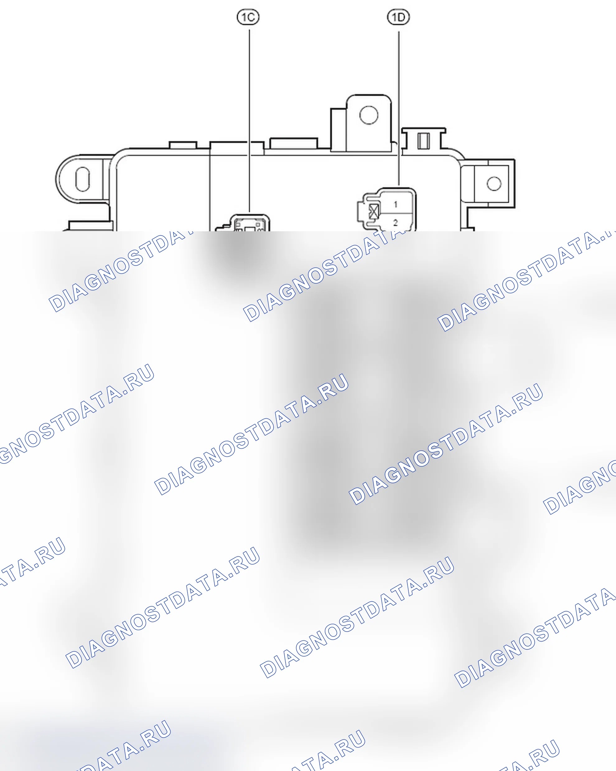 Рис. 311: Машинное отделение J/B (1 из 2). Toyota Land Cruiser 100 рестайлинг 2