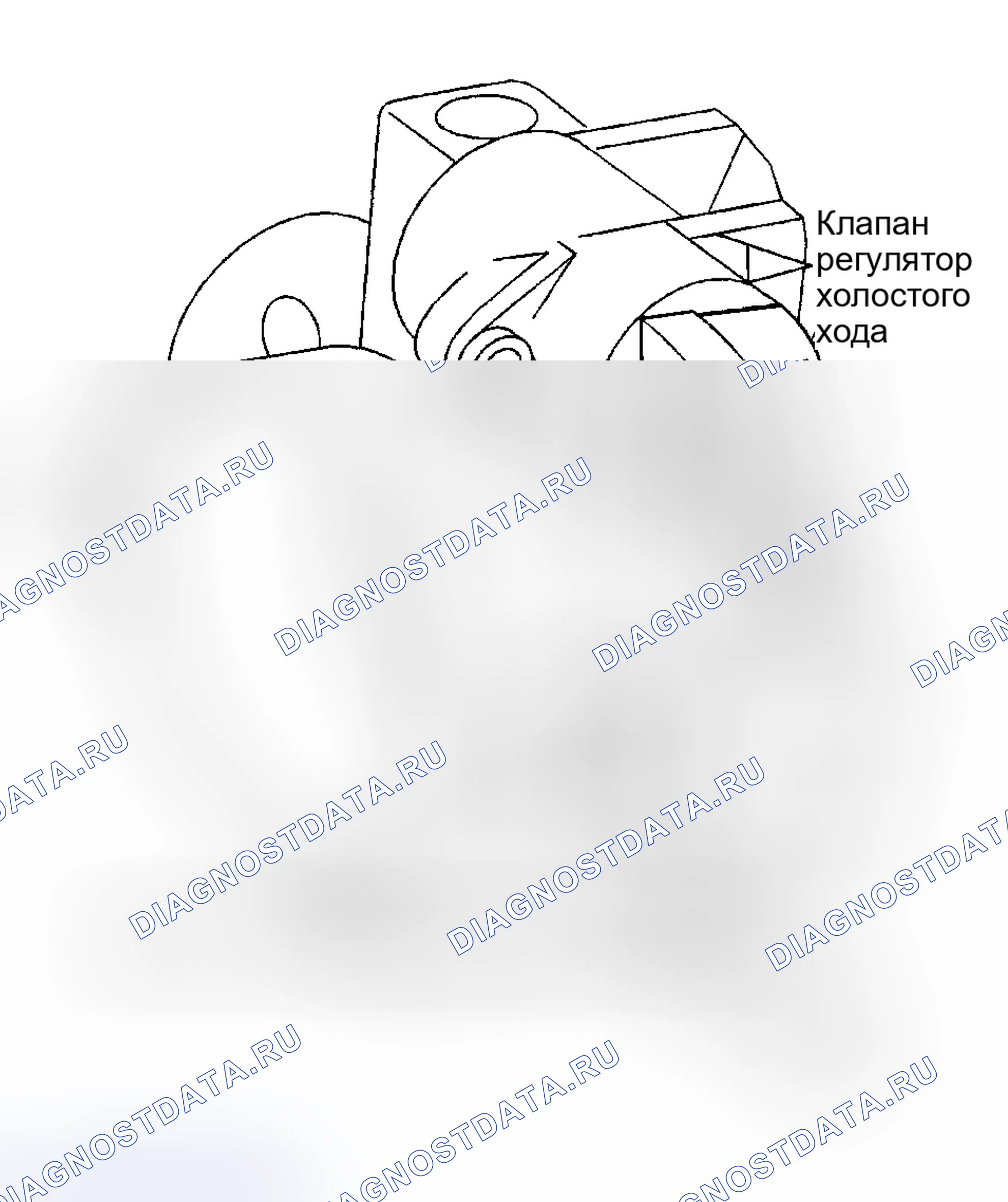 Рис. 9: Датчик положения дроссельной заслонки. Hyundai Venue I